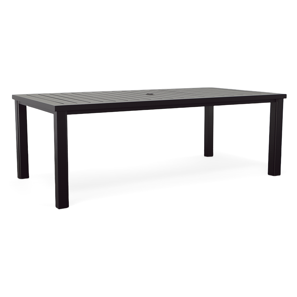DOMINION 84" RECT. DINING UMBRELLA TABLE, DESERT MIST