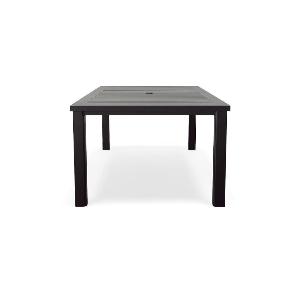 DOMINION 68" RECT. DINING UMBRELLA TABLE, DESERT MIST