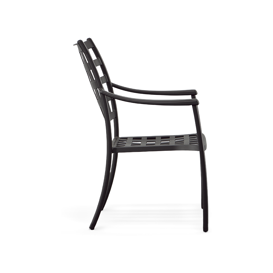 STRATFORD CAST DINING ARM CHAIR, DESERT MIST