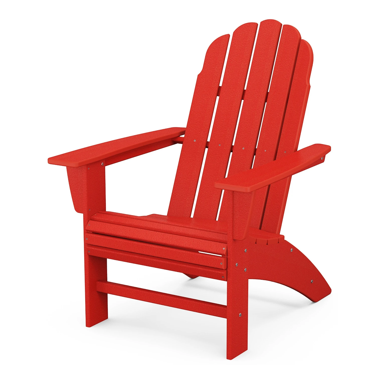 VINEYARD CURVEBACK ADIRONDACK CHAIR, SUNSET RED