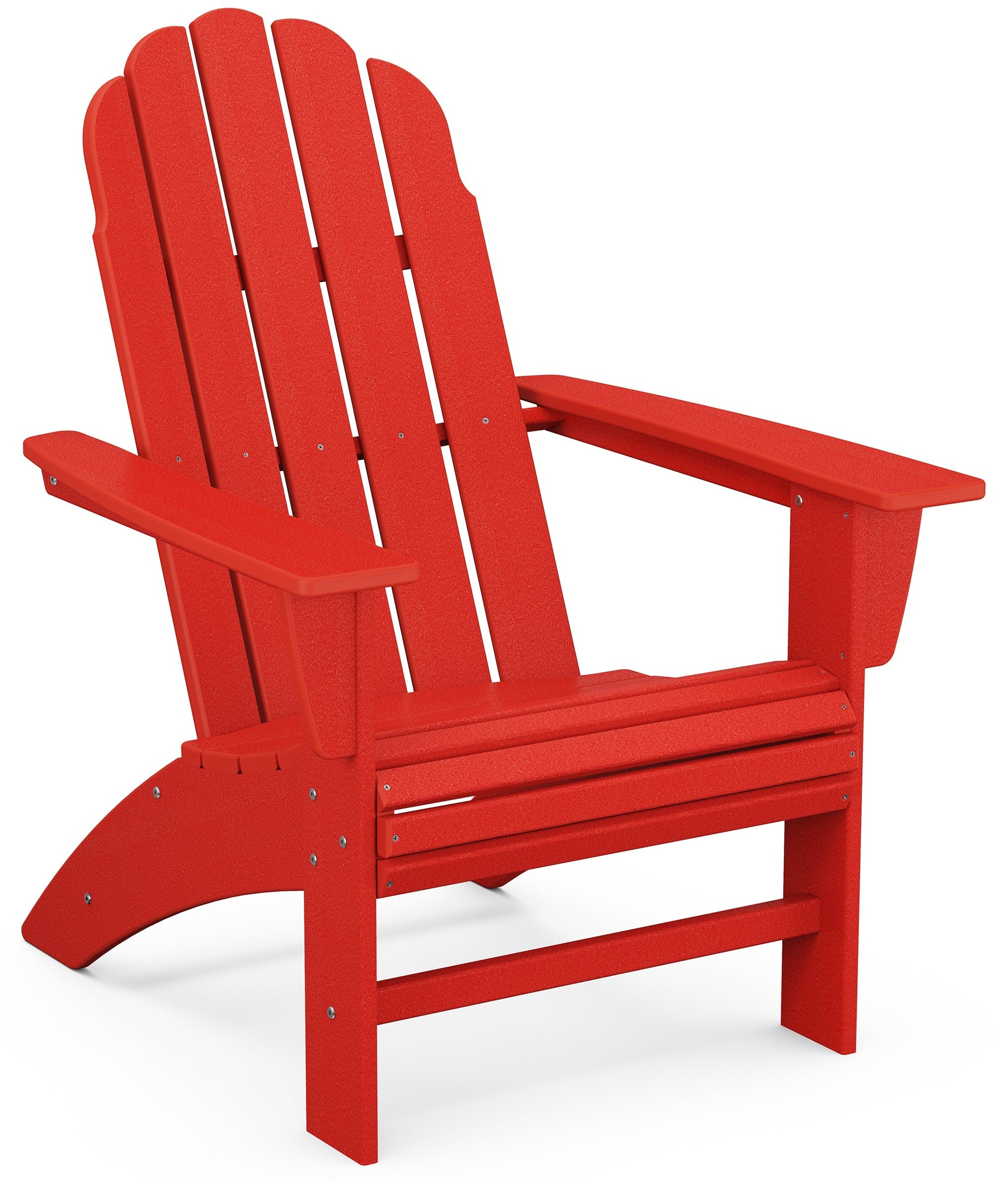VINEYARD CURVEBACK ADIRONDACK CHAIR, SUNSET RED