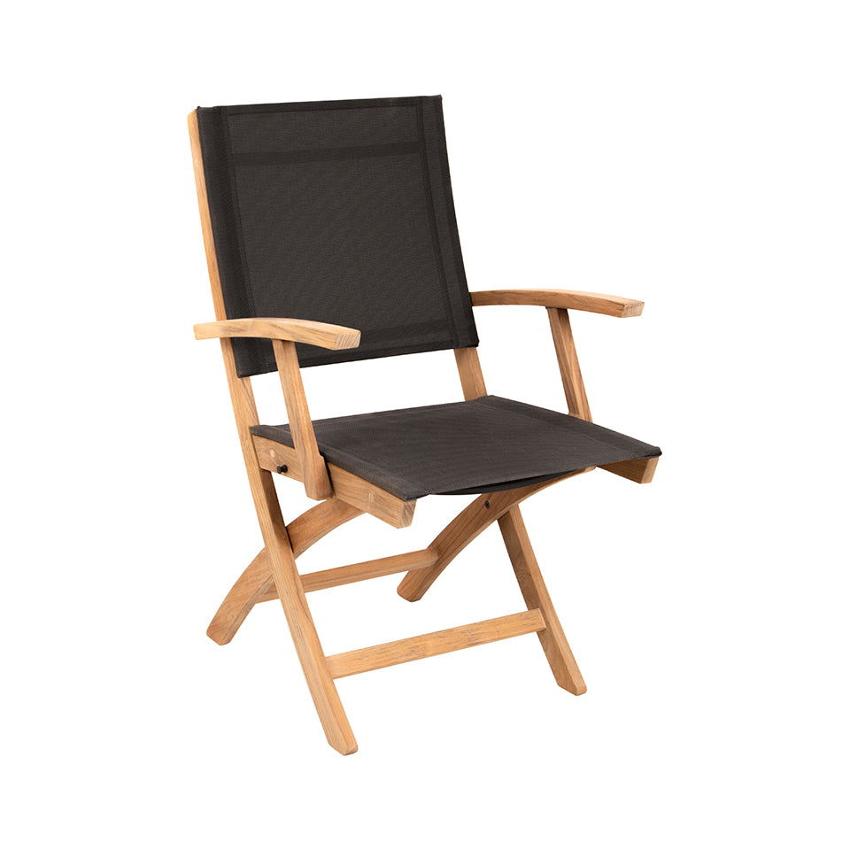 Broadway Sling Folding Arm Chair