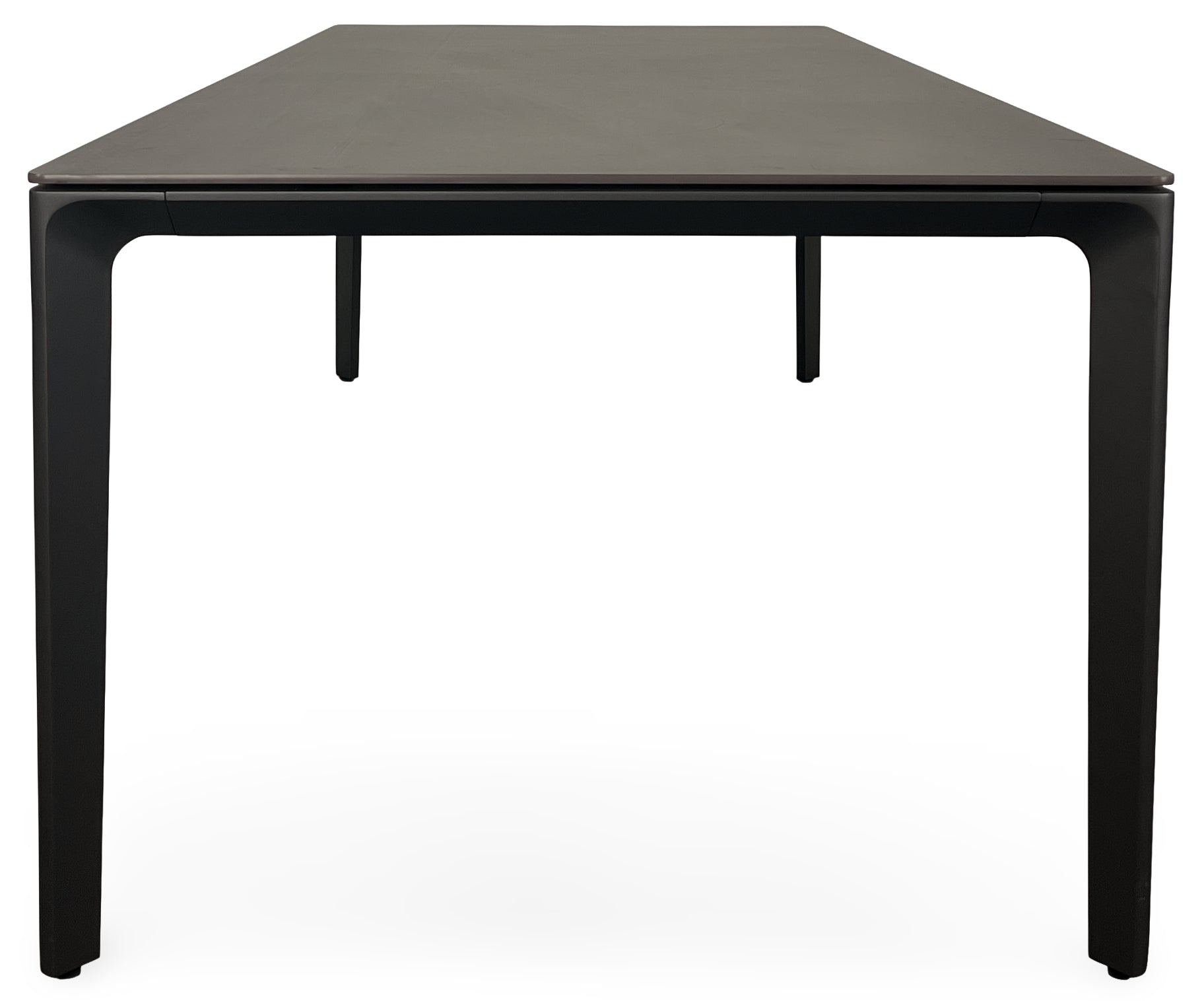 CARVER 86.5" RECTANGULAR DINING TABLE, NERO TOP