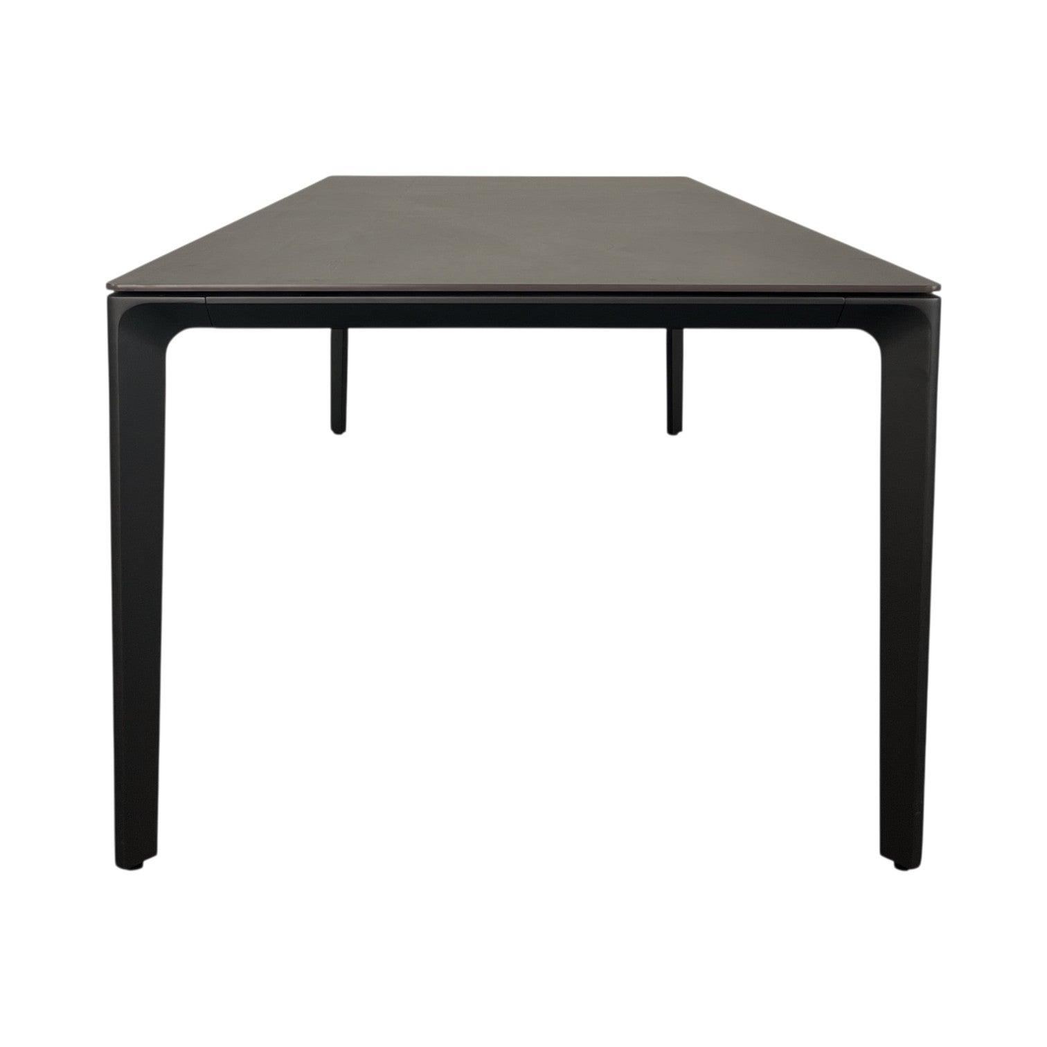CARVER 86.5" RECTANGULAR DINING TABLE, NERO TOP