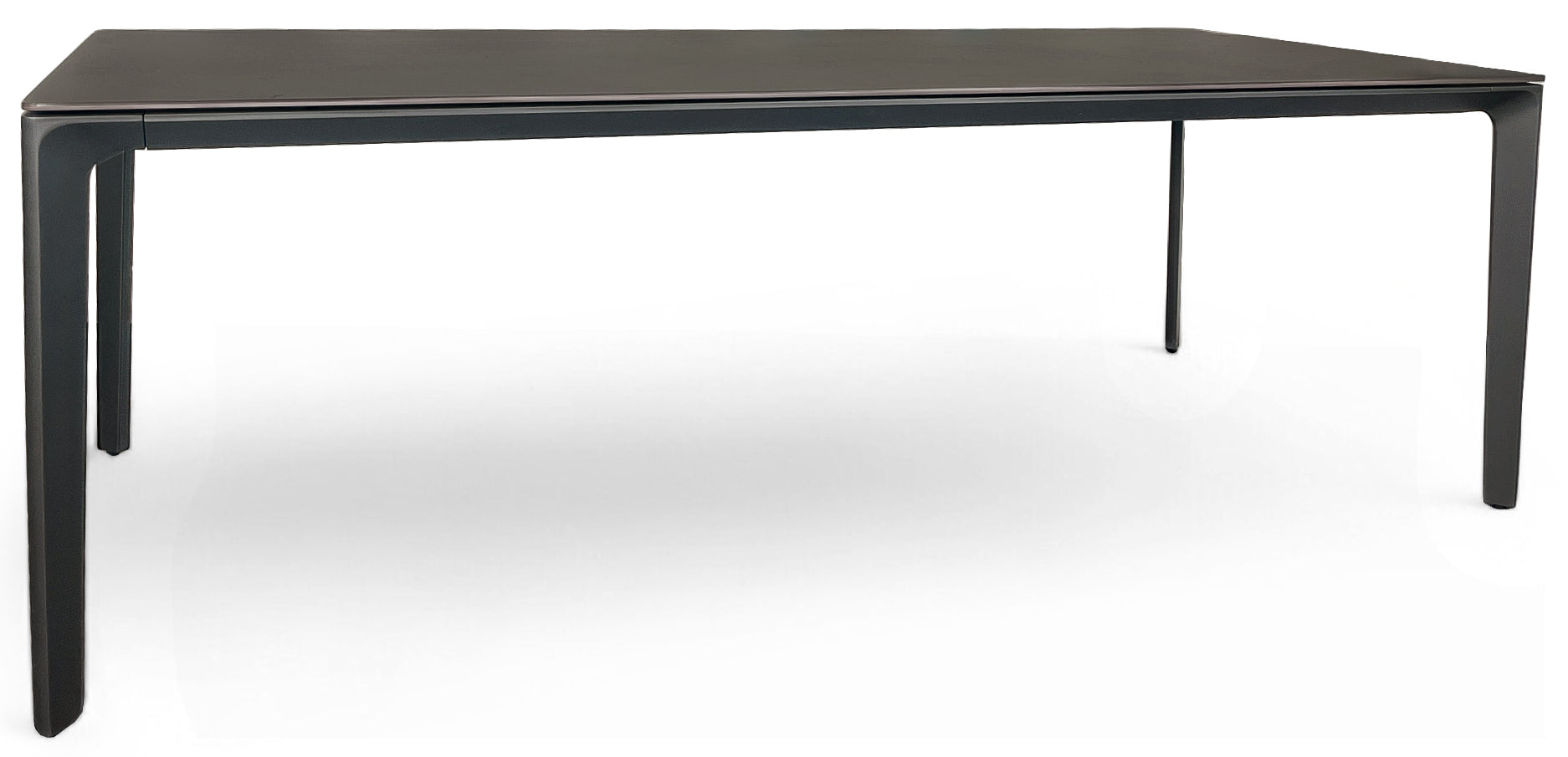 CARVER 86.5" RECTANGULAR DINING TABLE, NERO TOP