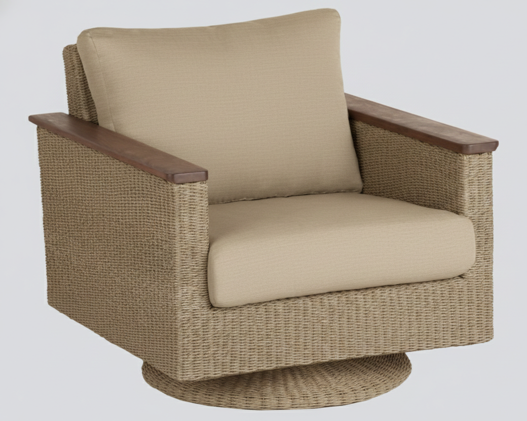 CORAL SWIVEL ROCKER LOUNGE CHAIR