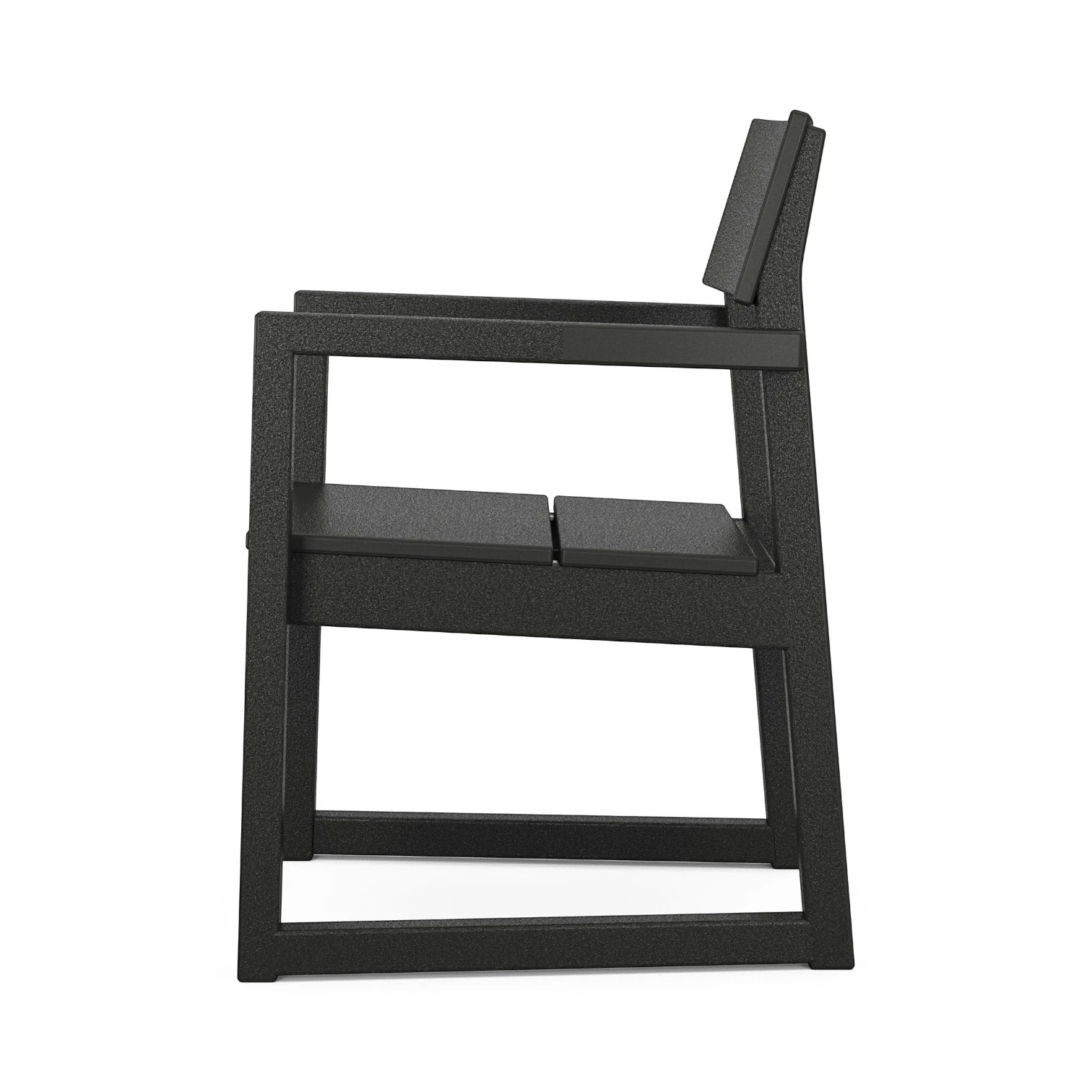 EDGE DINING ARM CHAIR, BLACK