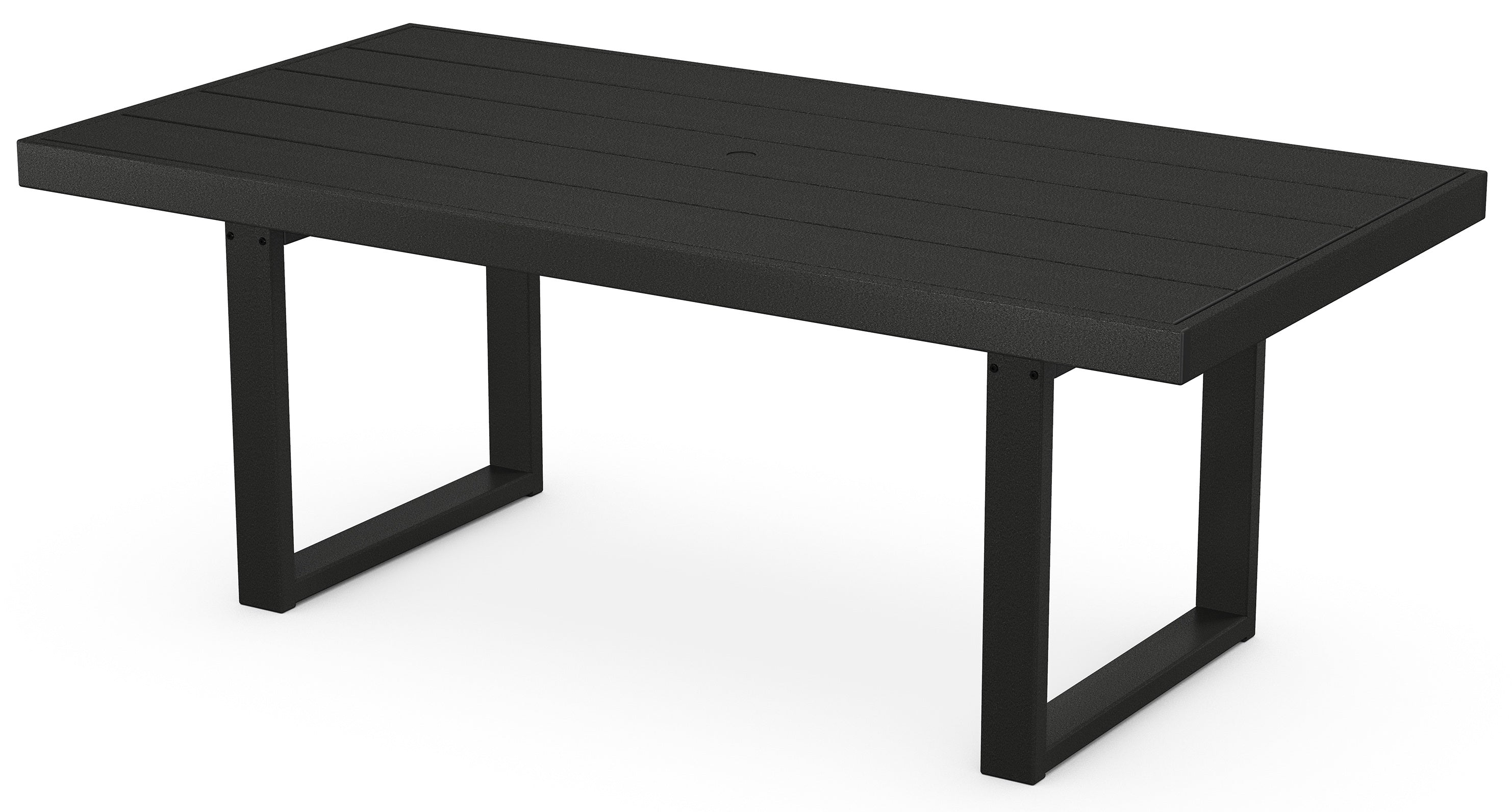 EDGE RECTANGLE DINING TABLE, BLACK