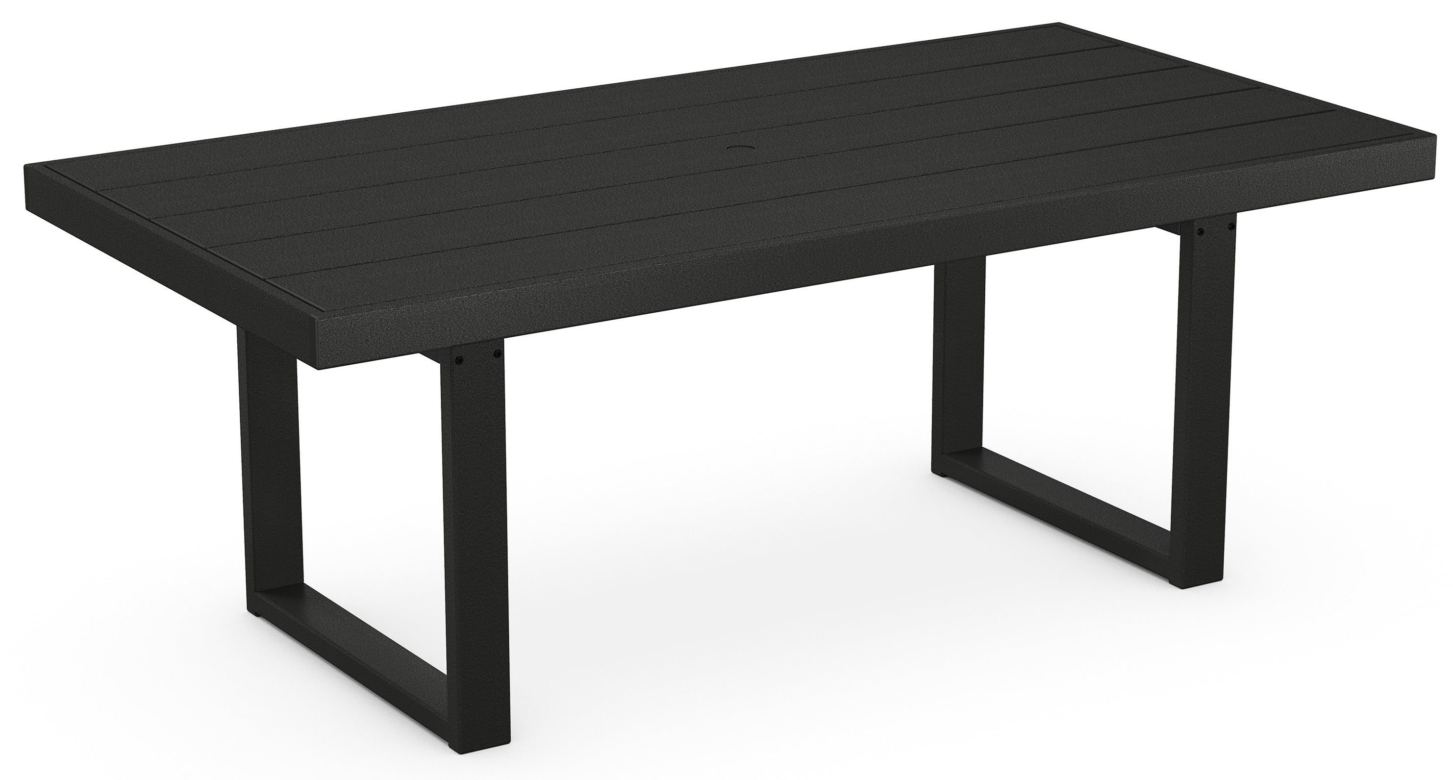 EDGE RECTANGLE DINING TABLE, BLACK