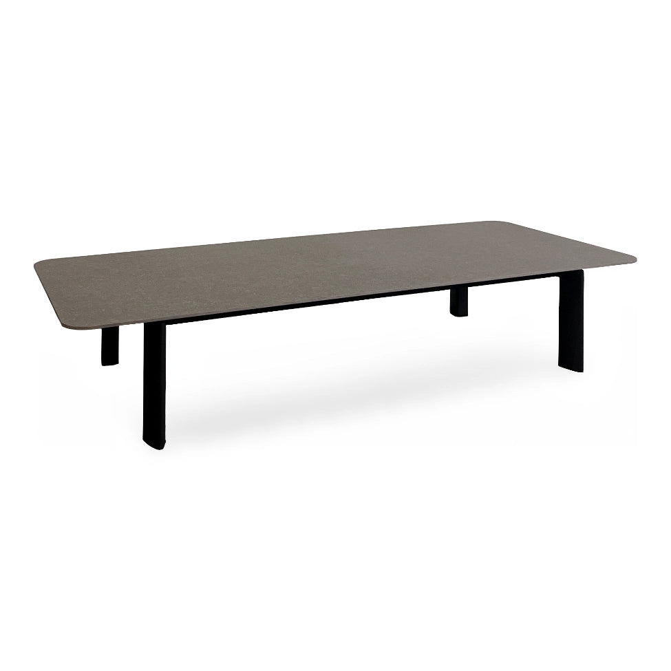 ENZO LARGE RECT. COFFEE TABLE, BELGIAN GREY TOP