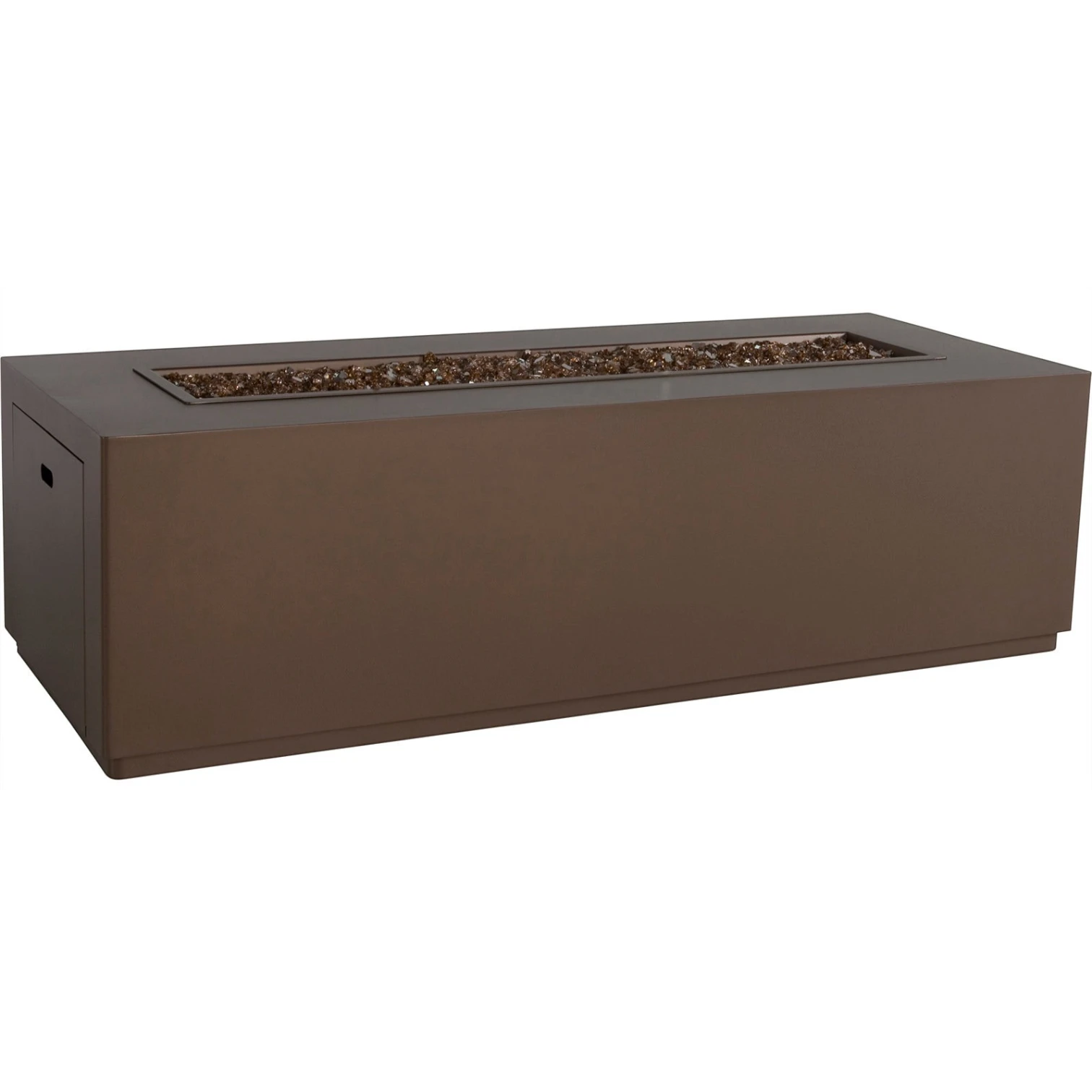 FORMA 65" x 25" OCCASIONAL HEIGHT FIRE TABLE, SABLE