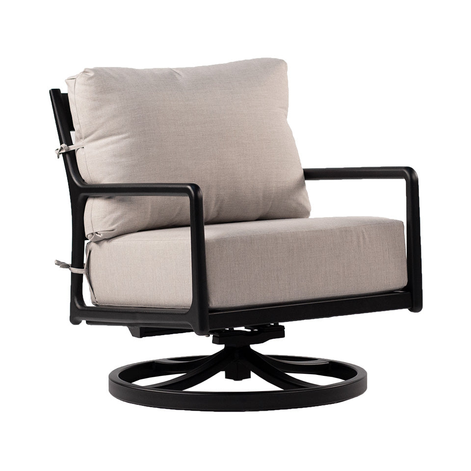 CEDAR CLUB SWIVEL ROCKER, RAVEN