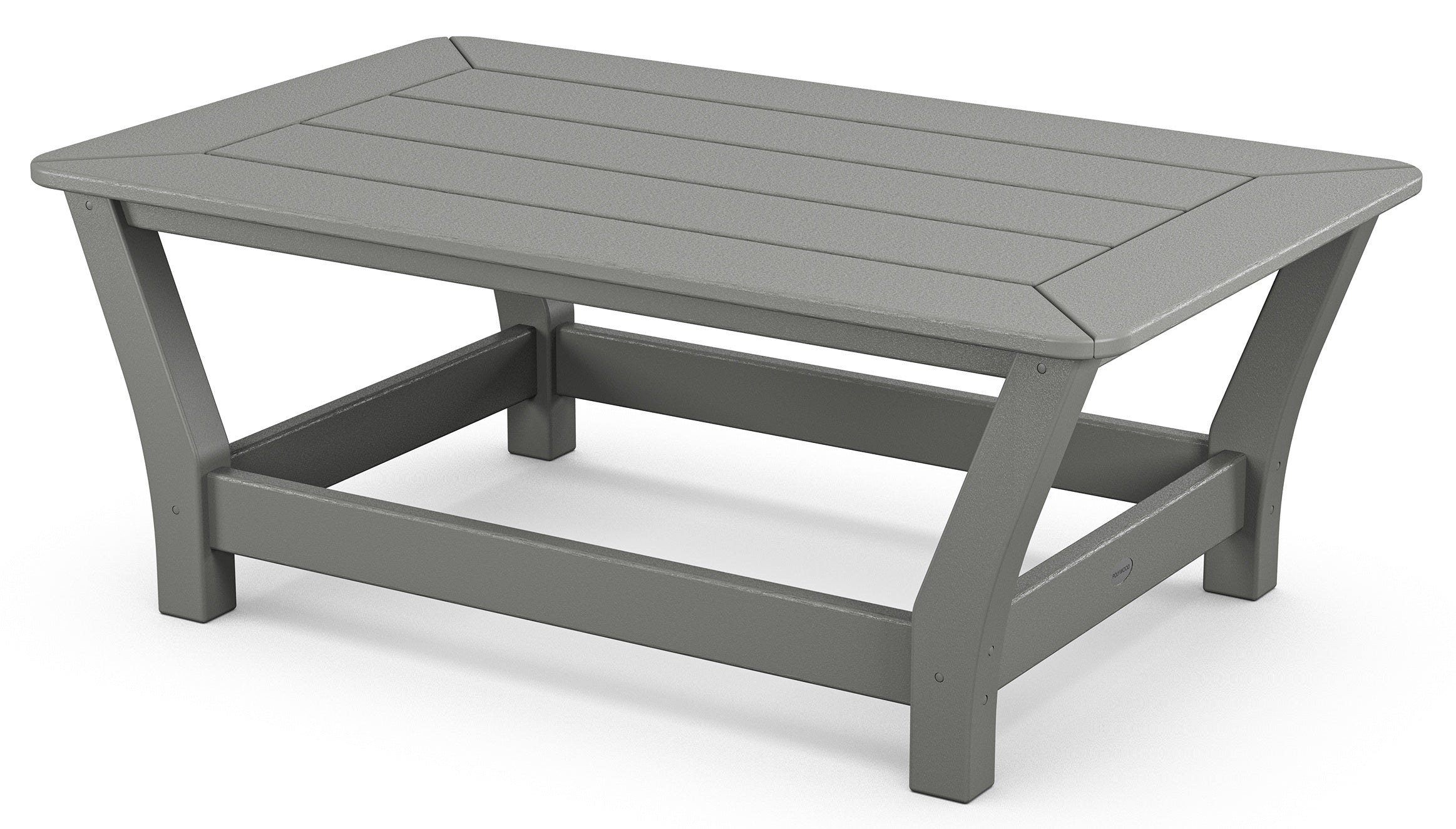 HARBOUR SLAT COFFEE TABLE, SLATE GREY
