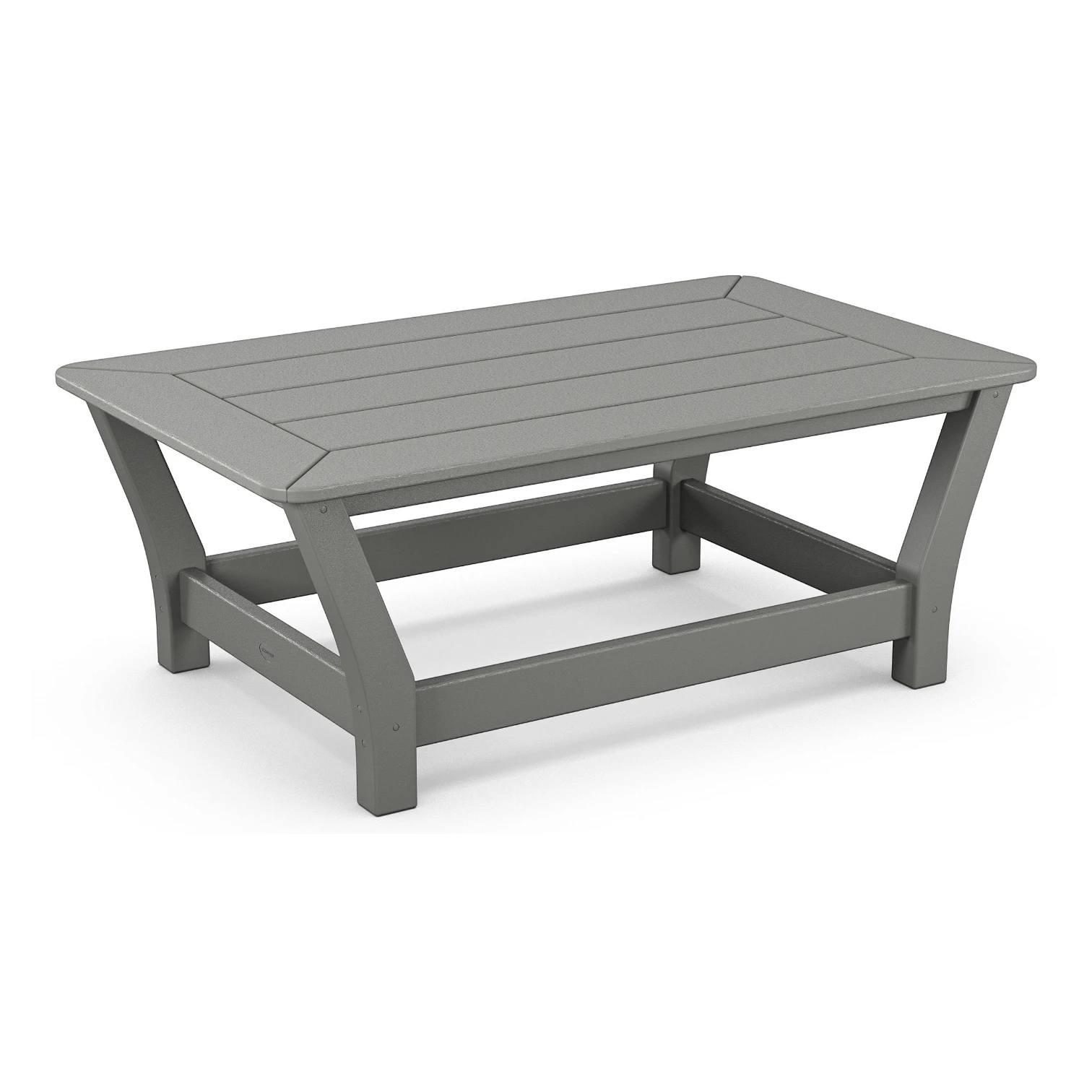 HARBOUR SLAT COFFEE TABLE, SLATE GREY