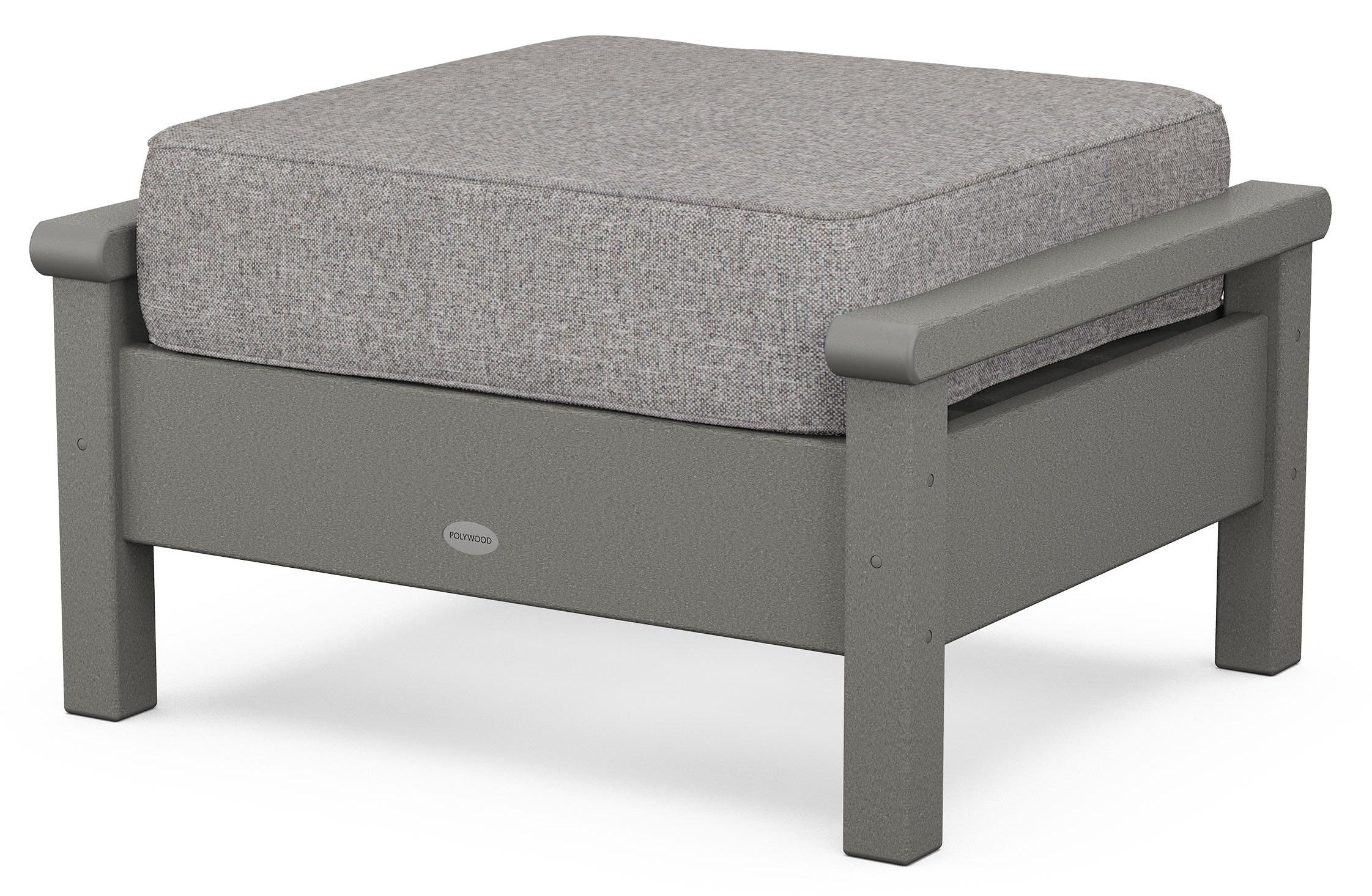 HARBOUR OTTOMAN, SLATE GREY