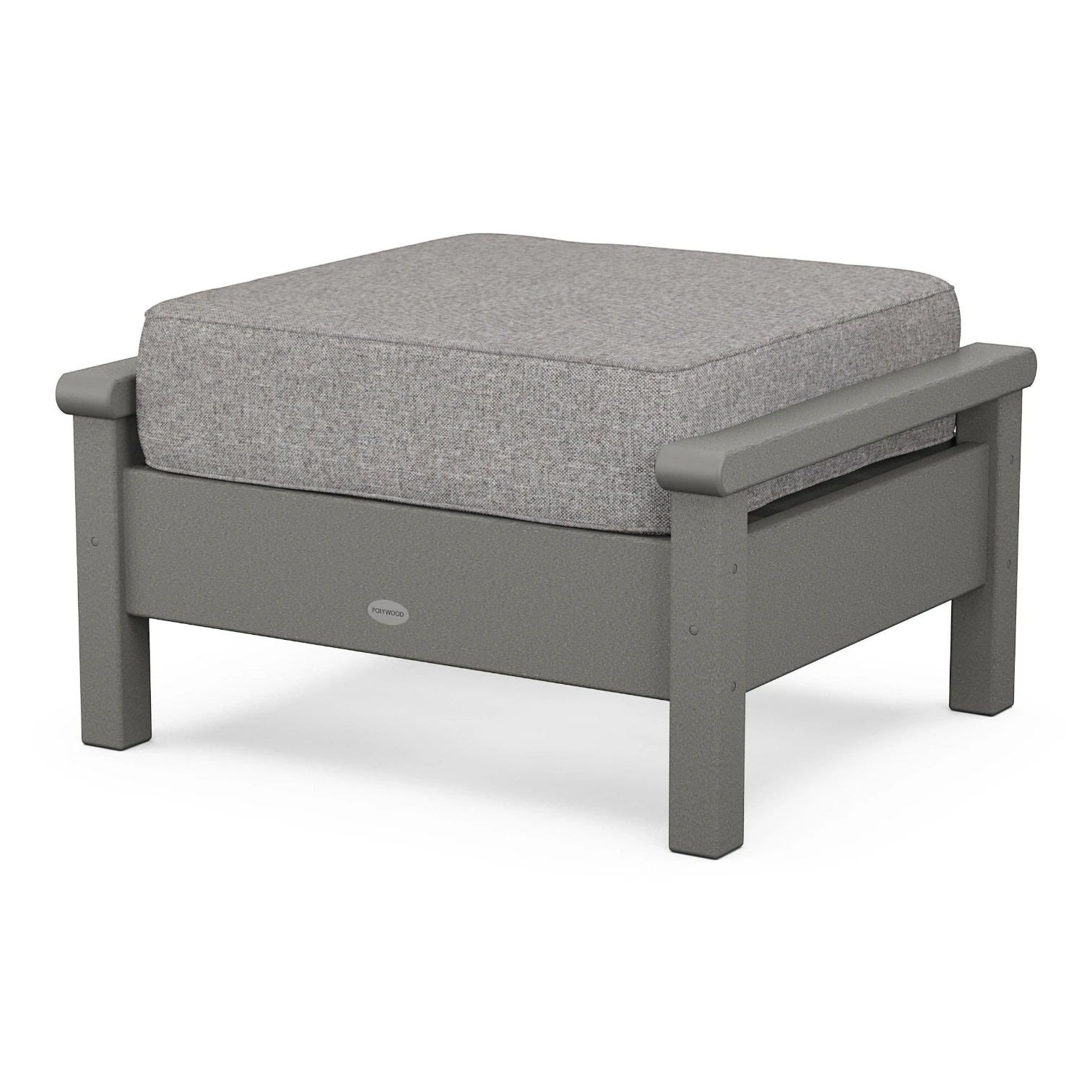 HARBOUR OTTOMAN, SLATE GREY