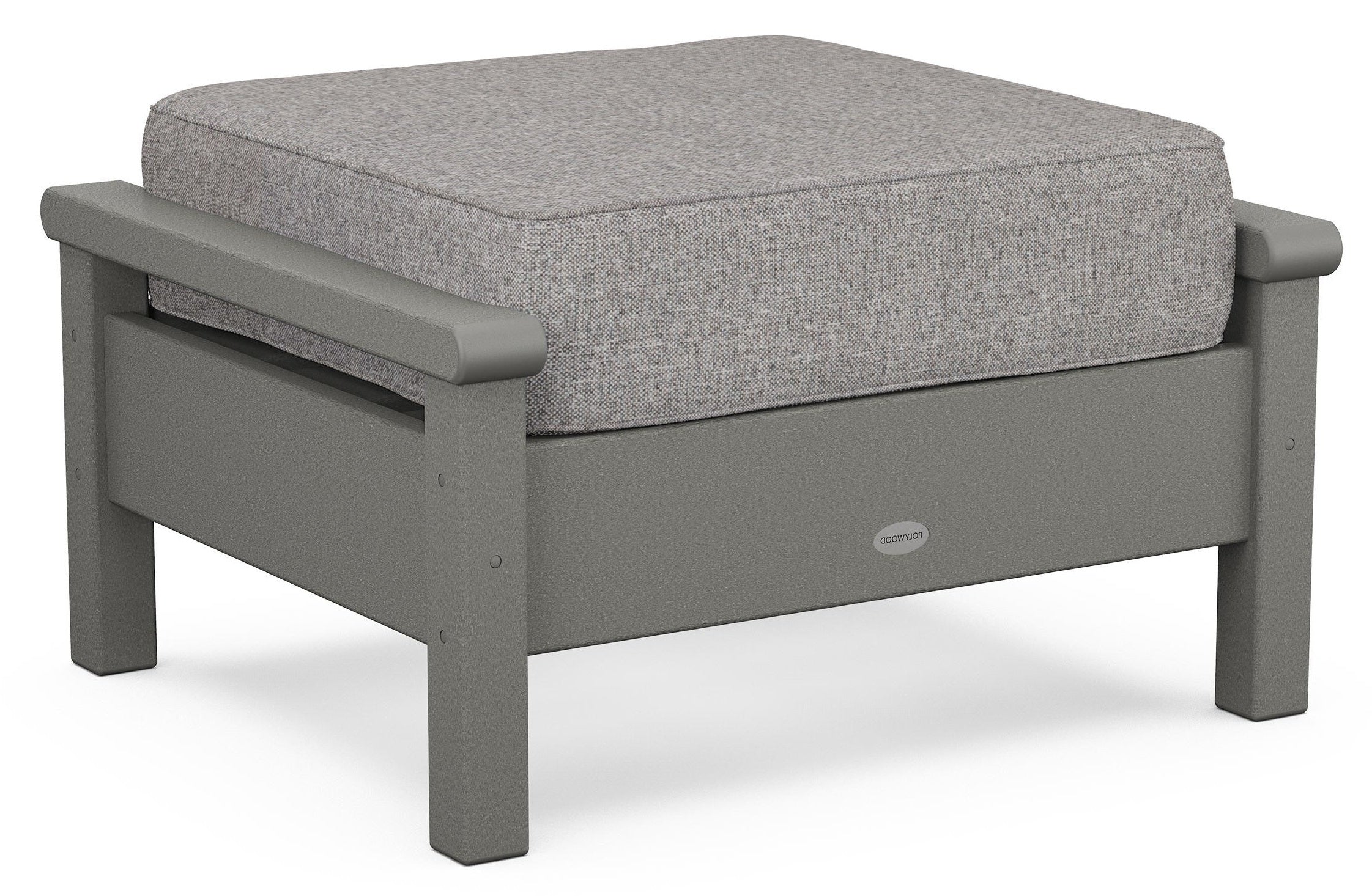 HARBOUR OTTOMAN, SLATE GREY