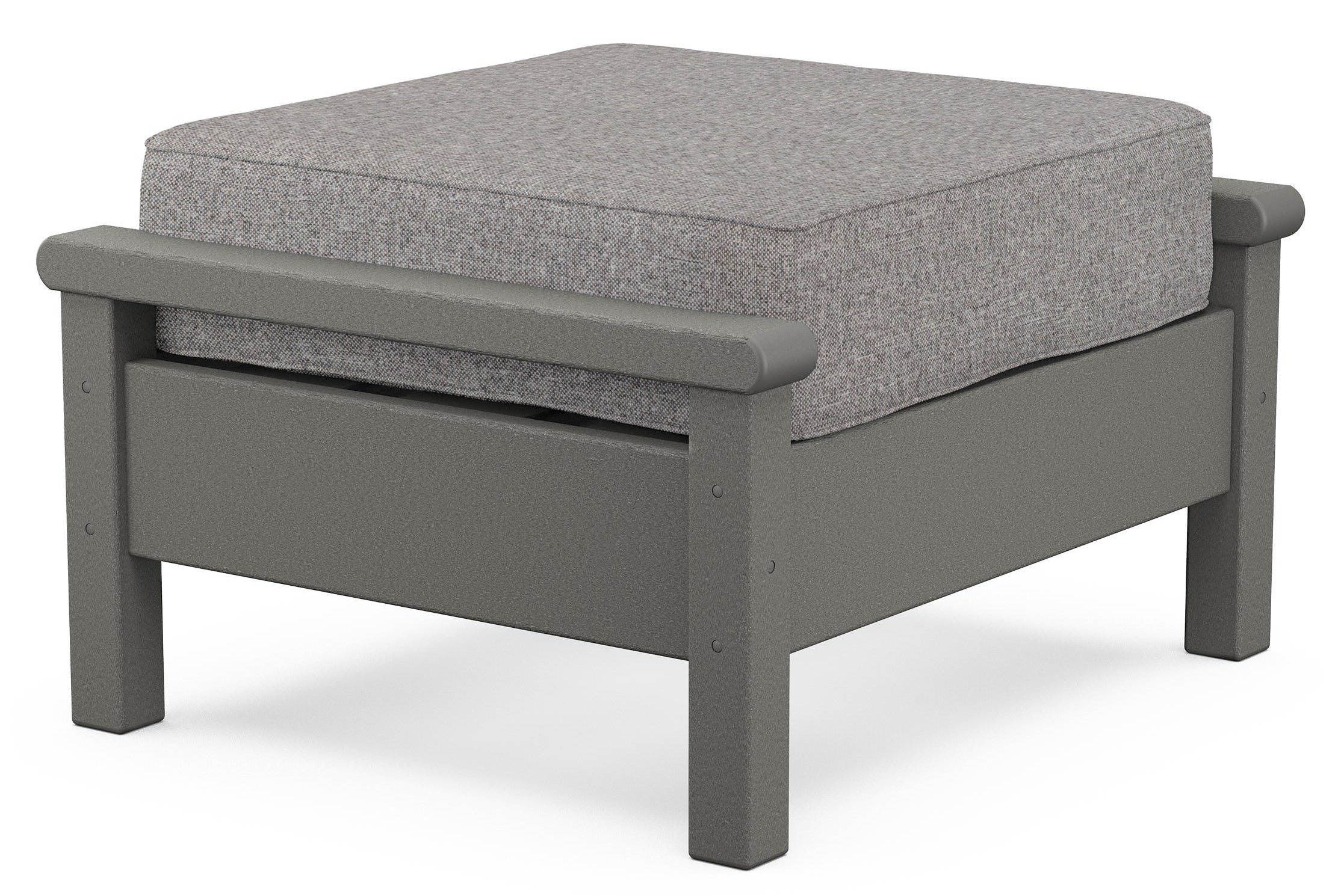 HARBOUR OTTOMAN, SLATE GREY