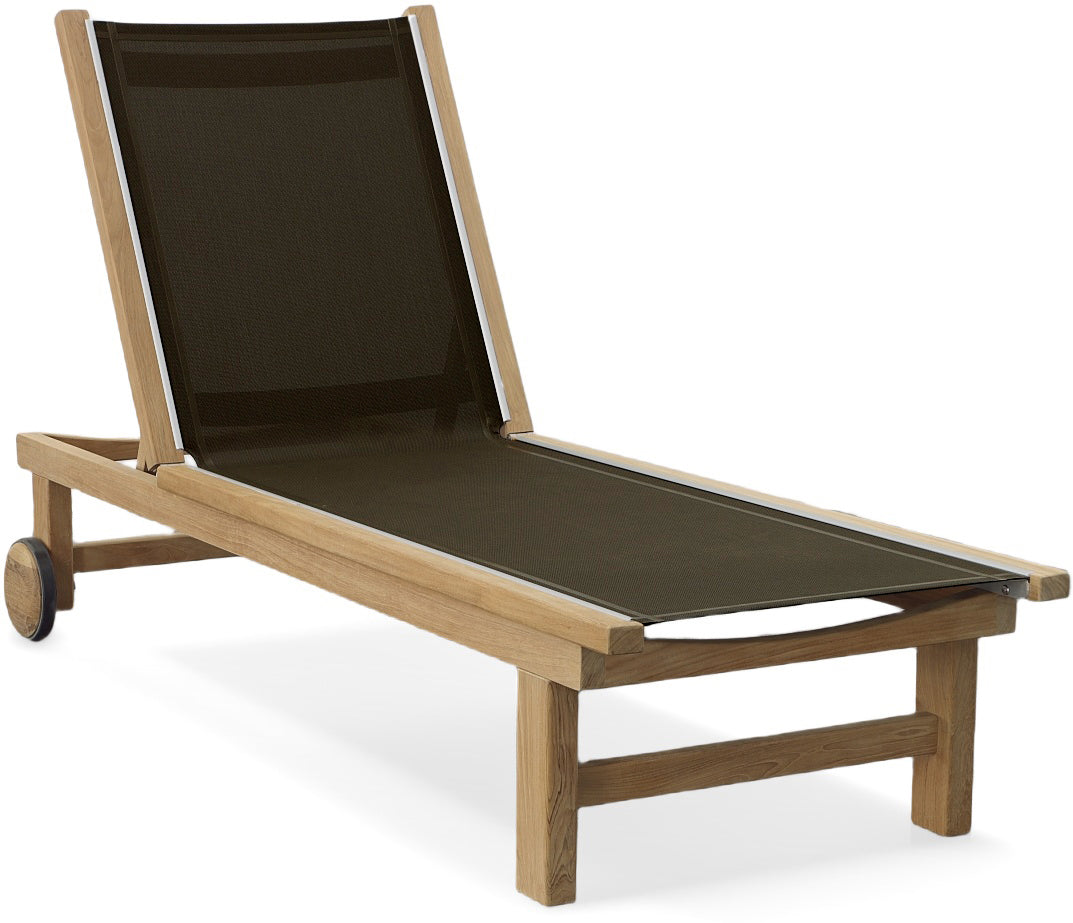 ST. TROPEZ CHAISE, BLACK