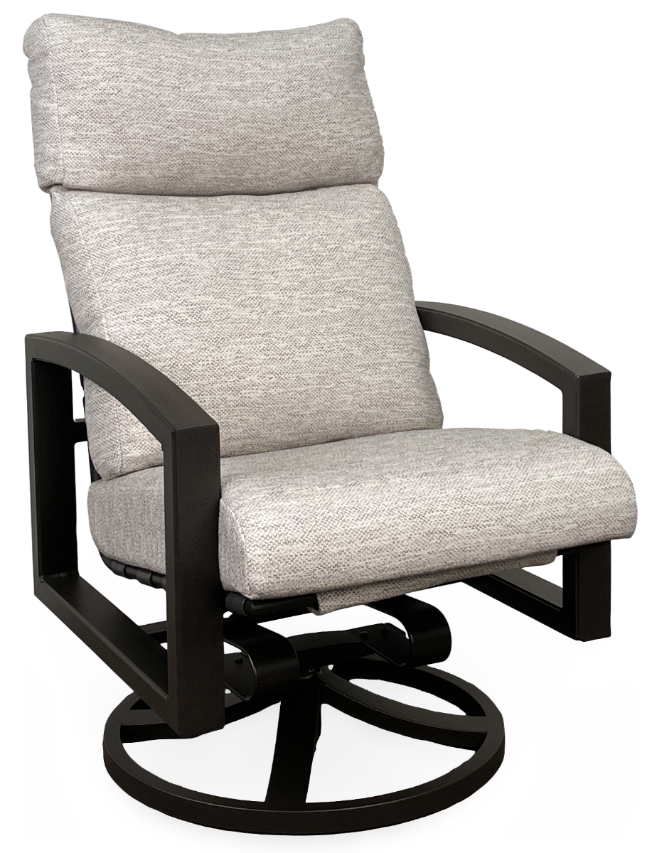 LAKESIDE CUSHION SWIVEL ROCKER, BLUEPOINT FLAX