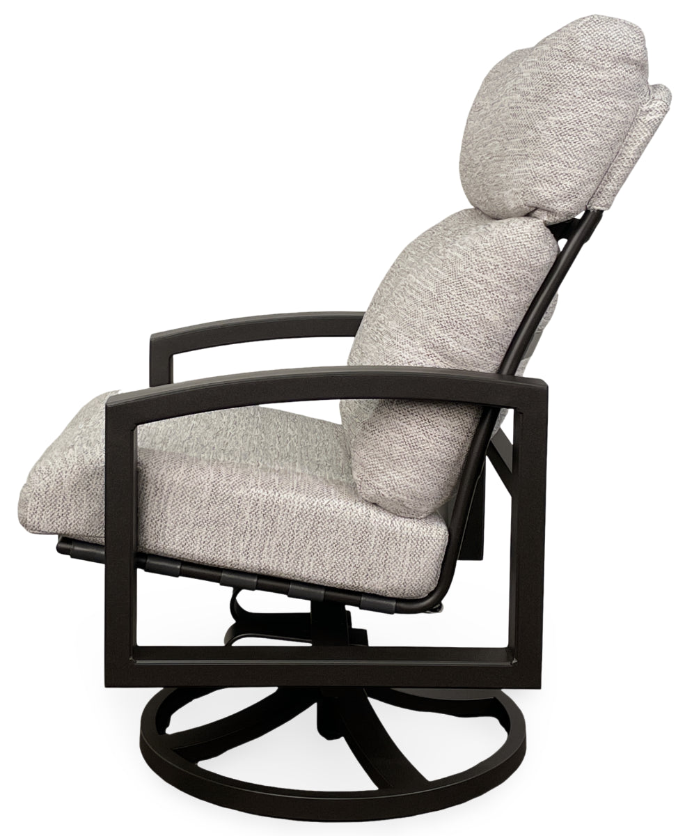 LAKESIDE CUSHION SWIVEL ROCKER, BLUEPOINT FLAX