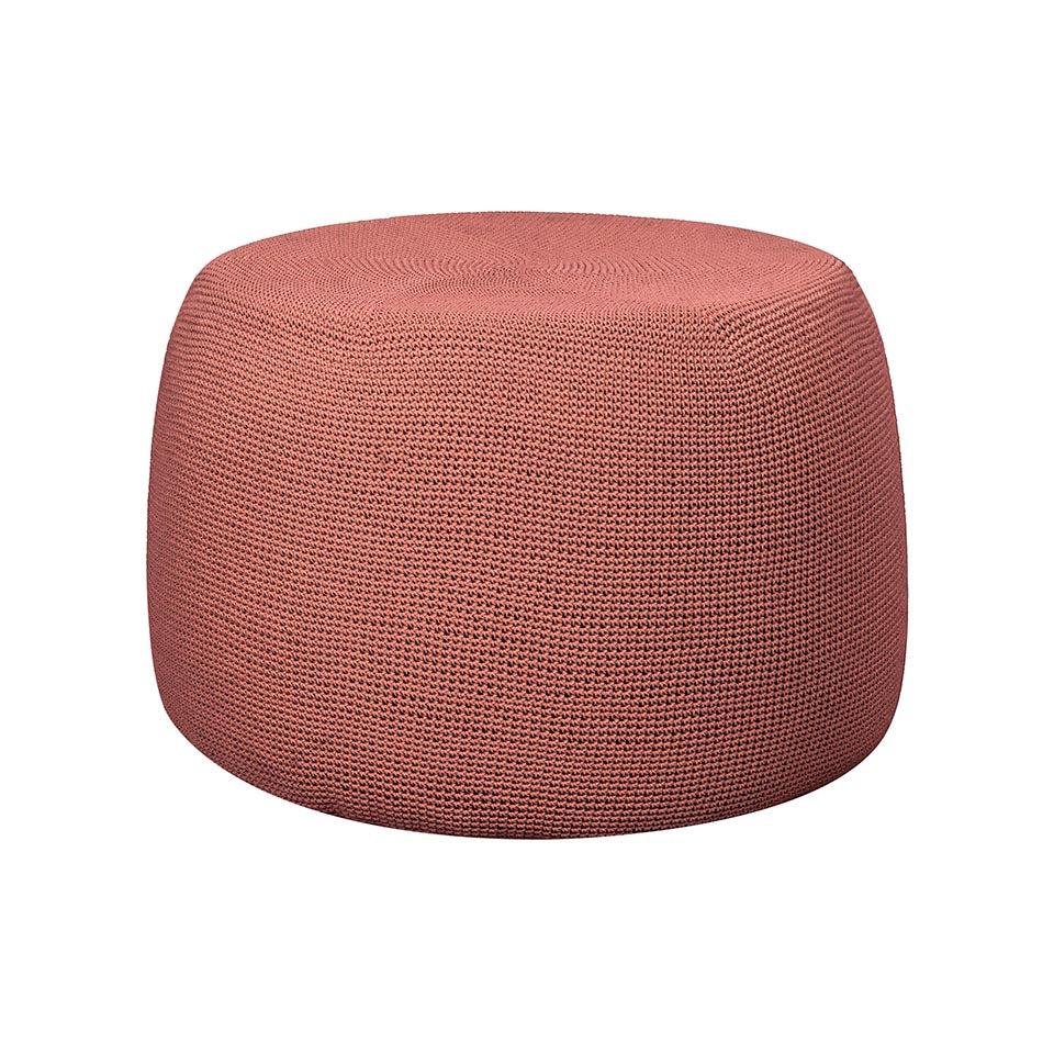 MEND MEDIUM CROCHET POUF, COPPER