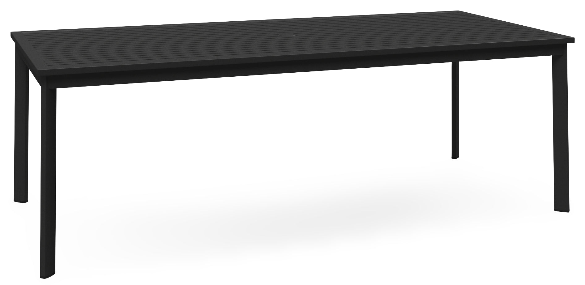 METZ 86.5" DINING TABLE, ALUMINUM TOP