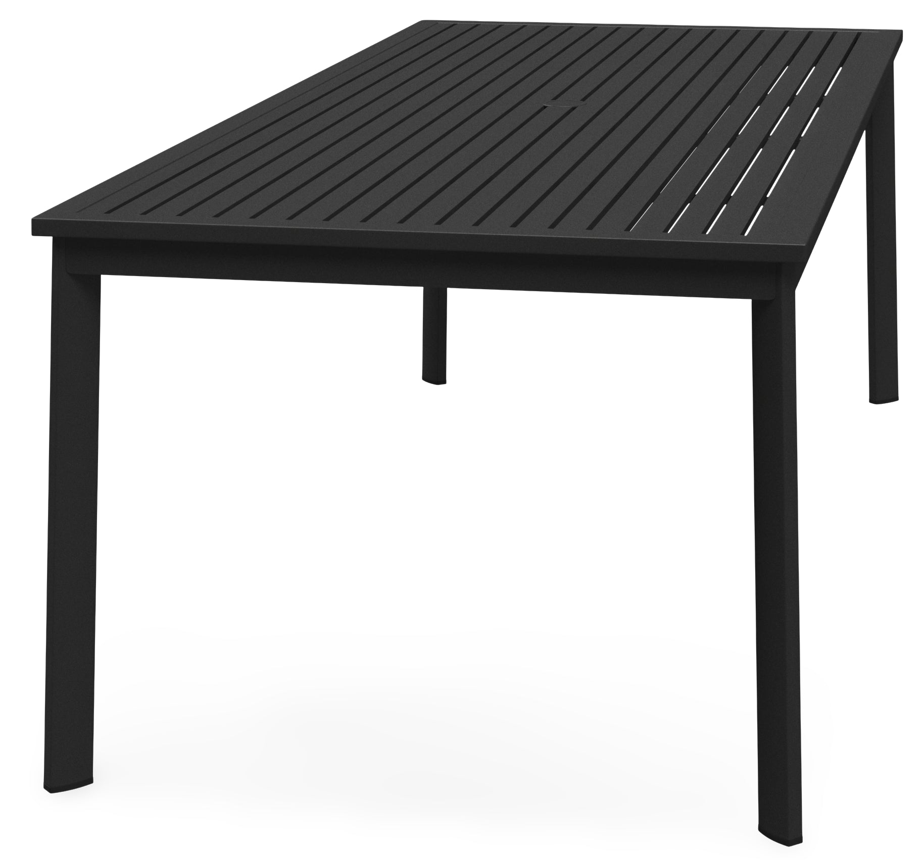 METZ 86.5" DINING TABLE, ALUMINUM TOP
