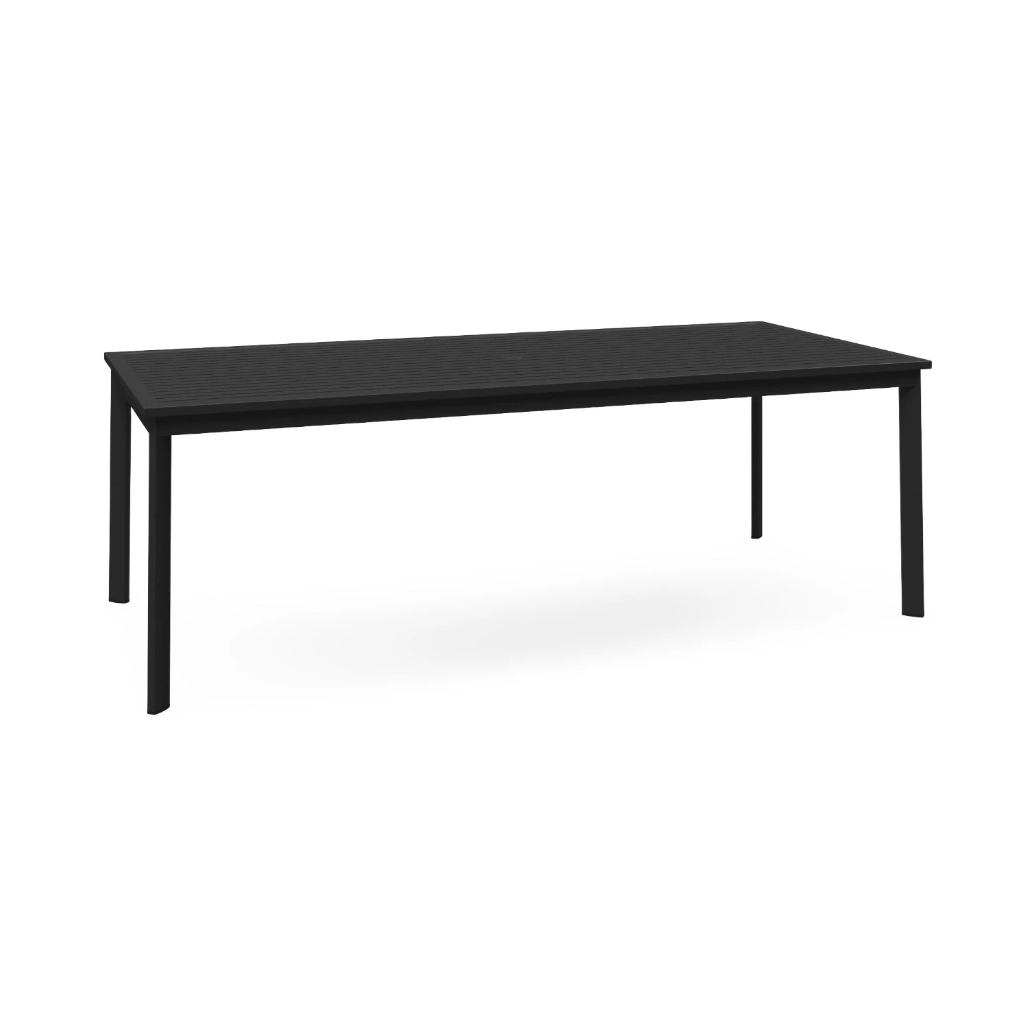 METZ 86.5" DINING TABLE, ALUMINUM TOP