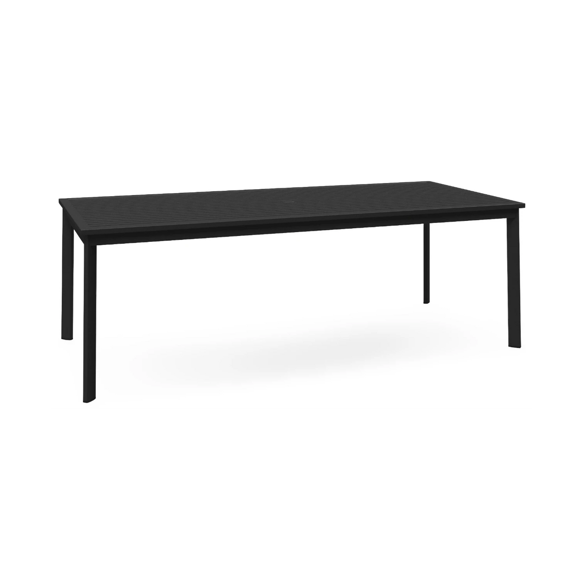 METZ 86.5" DINING TABLE, ALUMINUM TOP