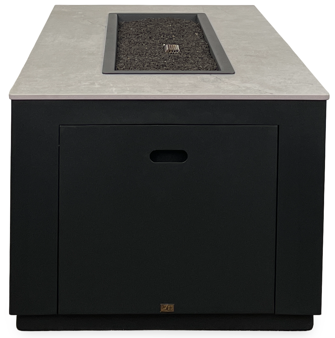MODA 45" x 25" OCCASIONAL HEIGHT FIRE TABLE, GRAPHITE