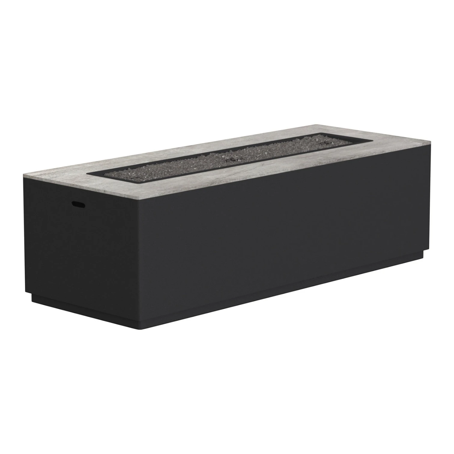 MODA 65" x 25" OCCASIONAL HEIGHT FIRE TABLE, GRAPHITE