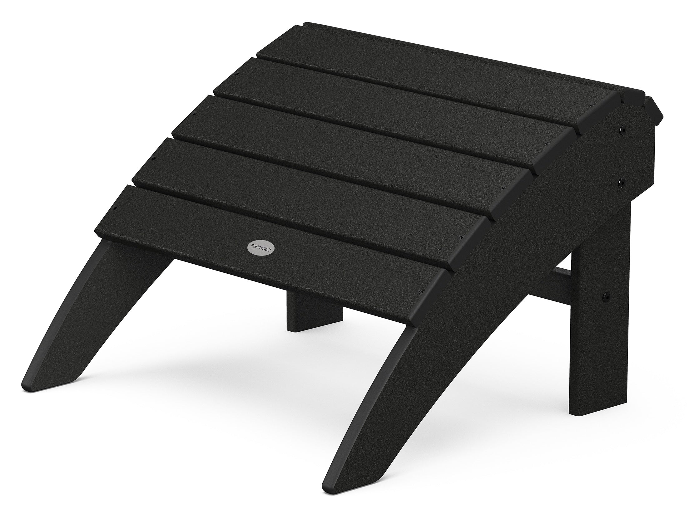 VINEYARD CURVEBACK ADIRONDACK OTTOMAN, BLACK