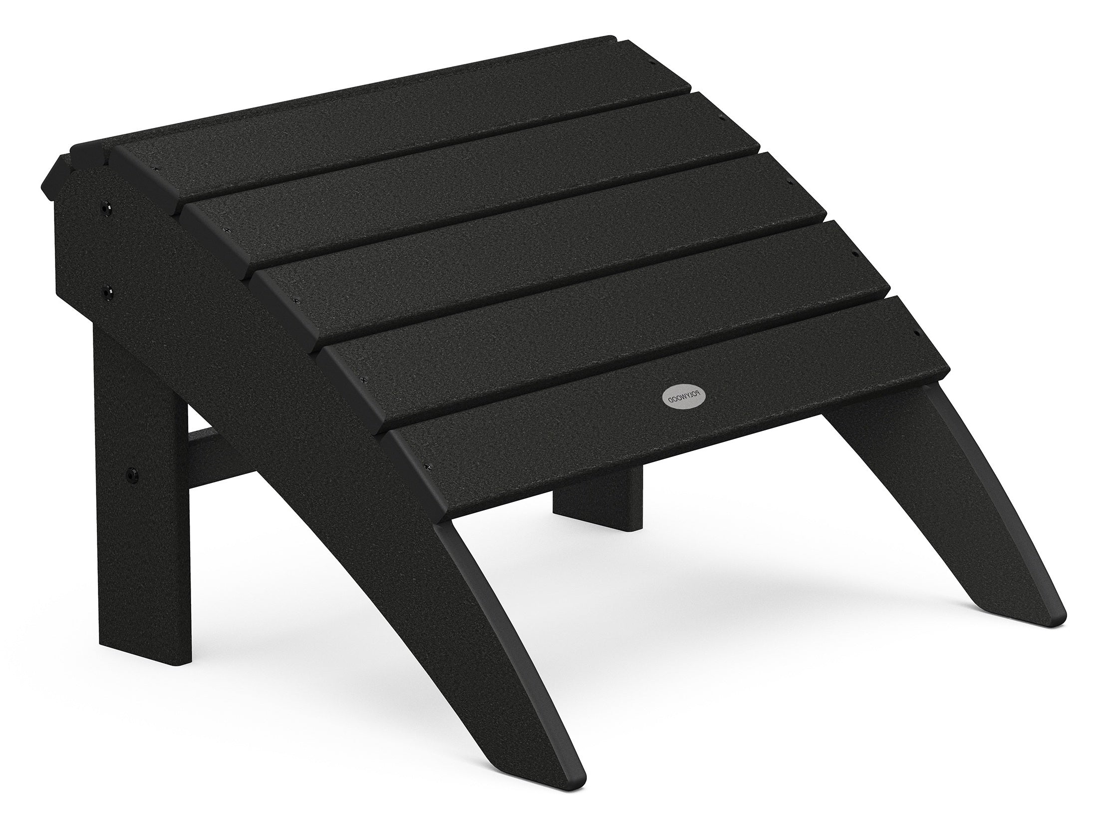 VINEYARD CURVEBACK ADIRONDACK OTTOMAN, BLACK