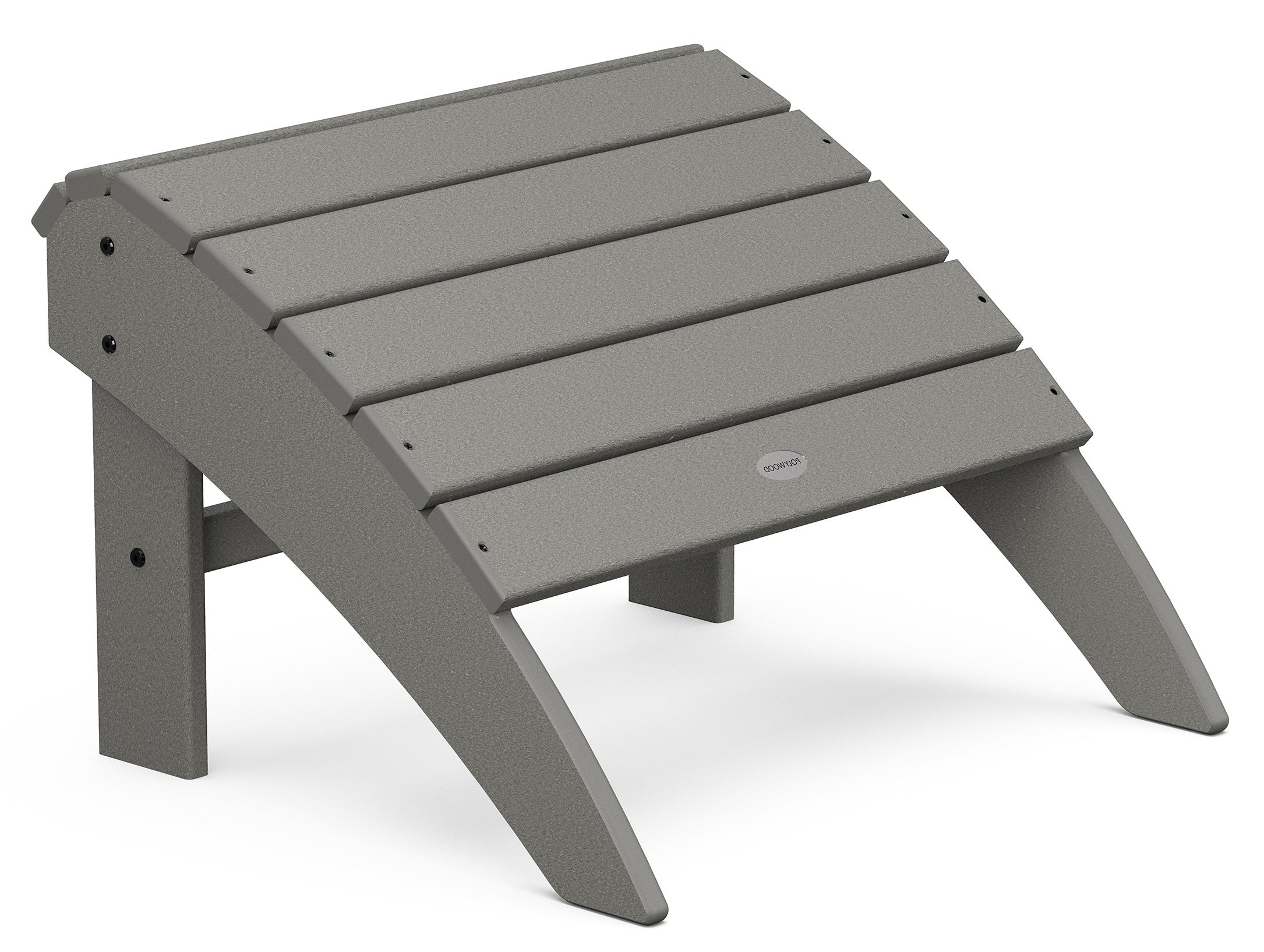 VINEYARD CURVEBACK ADIRONDACK OTTOMAN, SLATE GREY