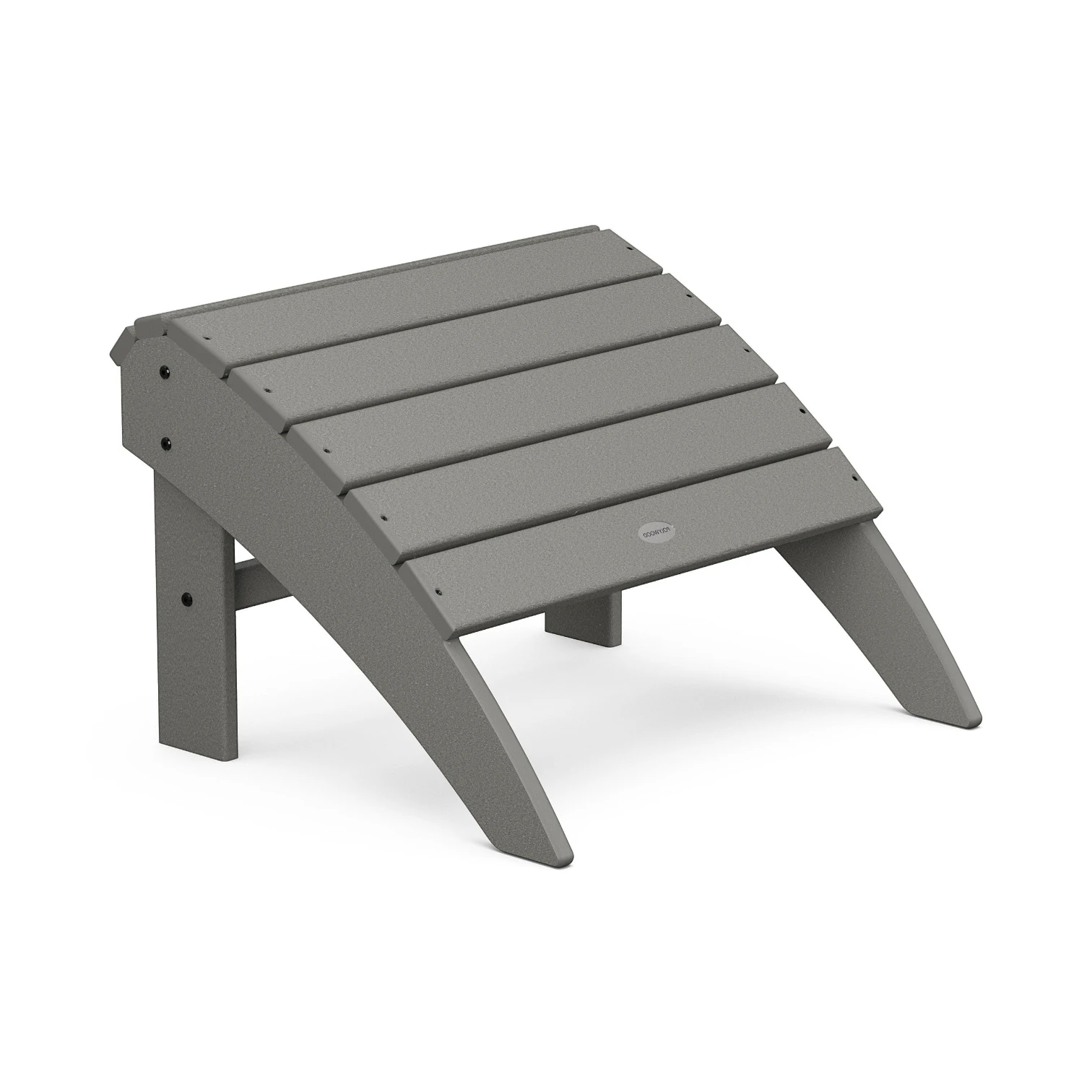 VINEYARD CURVEBACK ADIRONDACK OTTOMAN, SLATE GREY