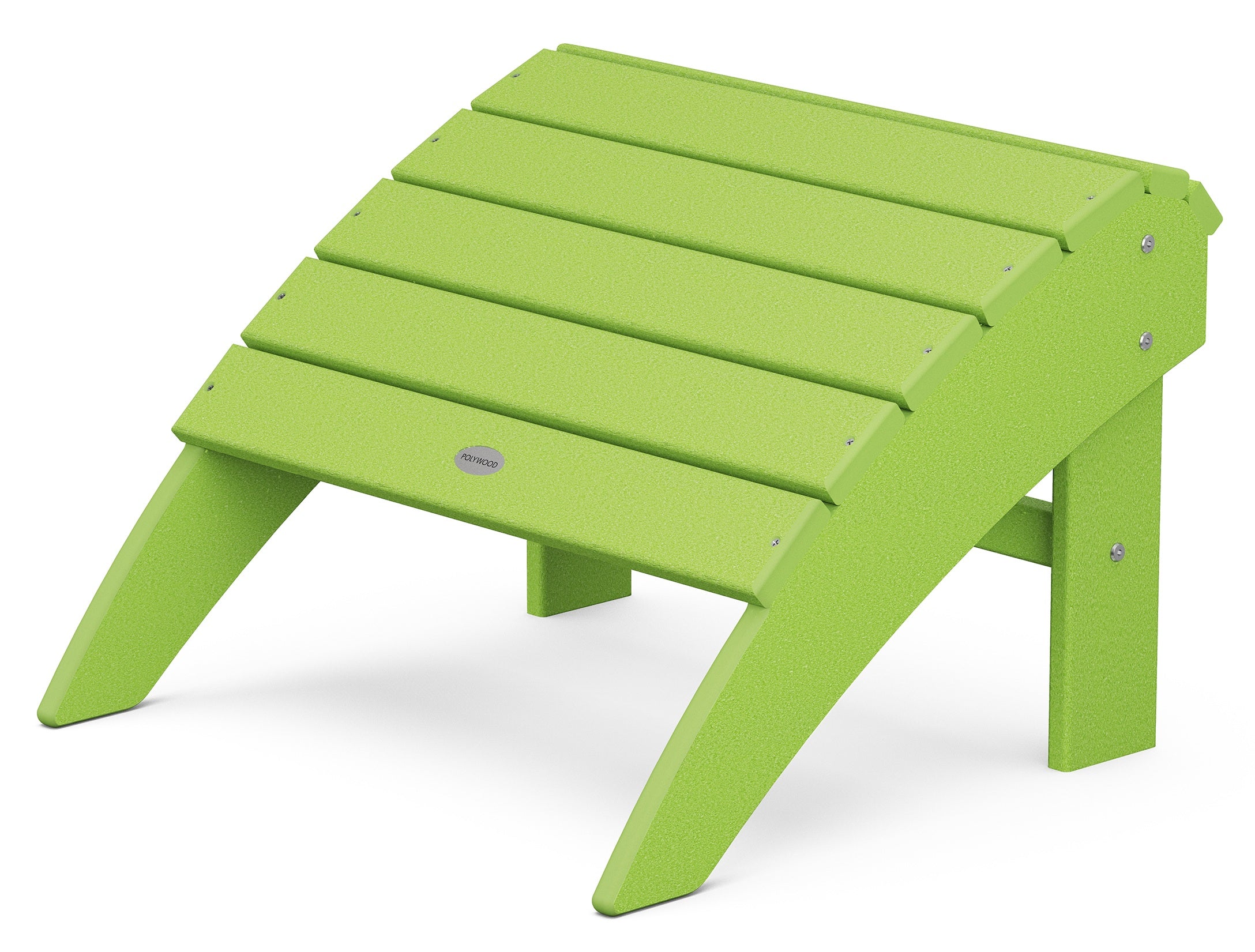 VINEYARD CURVEBACK ADIRONDACK OTTOMAN, LIME