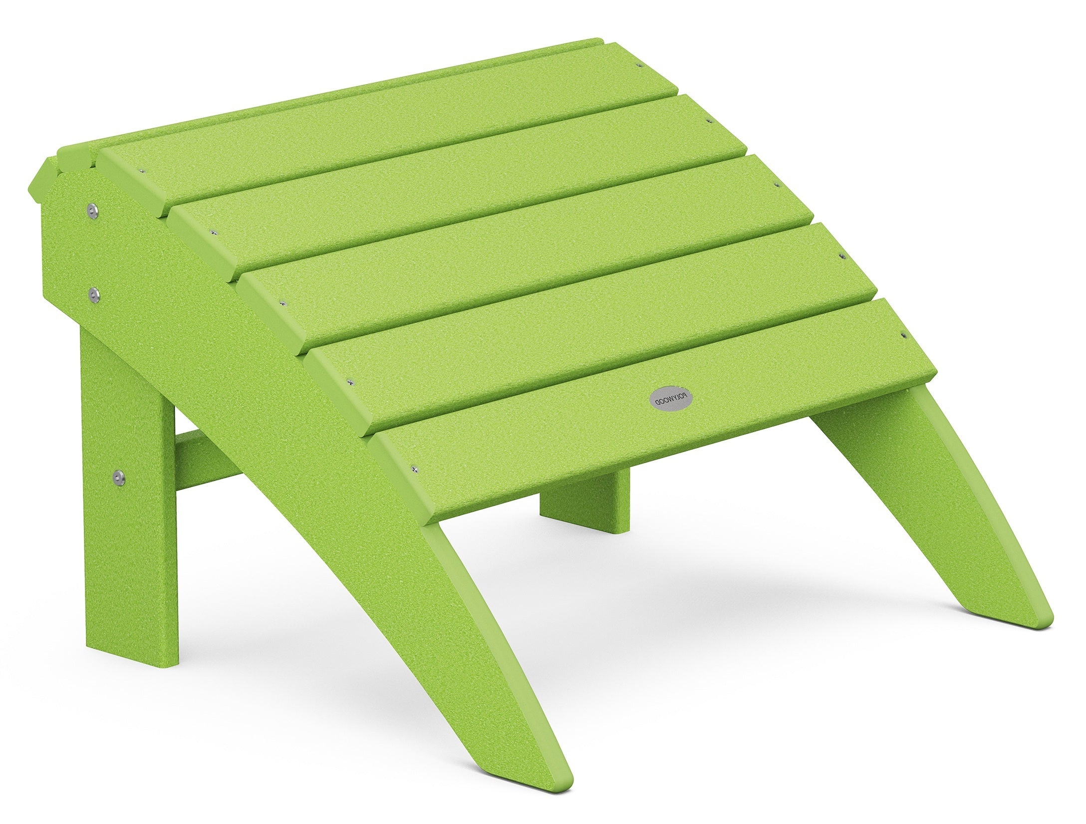 VINEYARD CURVEBACK ADIRONDACK OTTOMAN, LIME