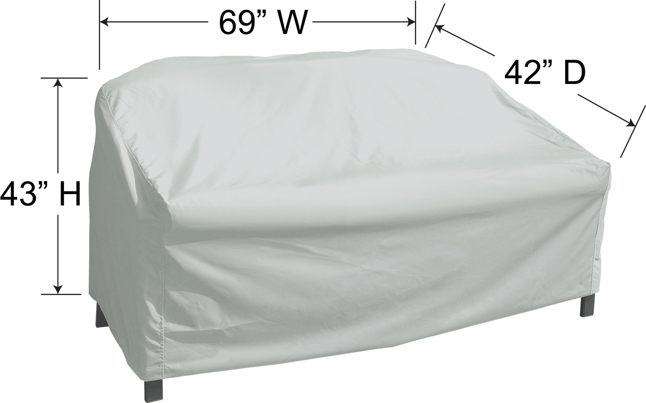 LOVESEAT PROTECTIVE COVER - XLARGE (69" W x 42" D)