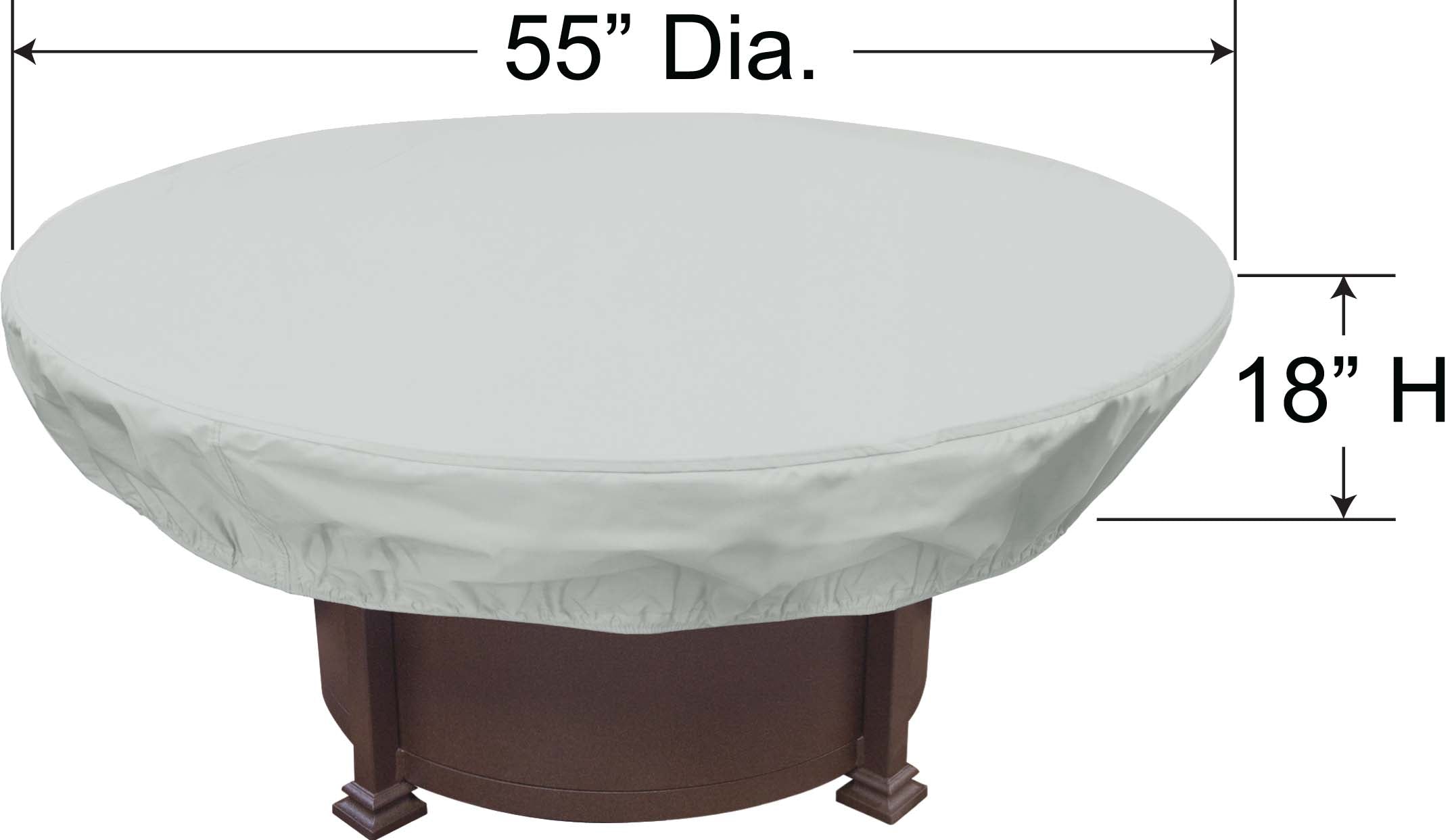 FIRE PIT/COFFEE TABLE PROTECTIVE COVER - 54" ROUND