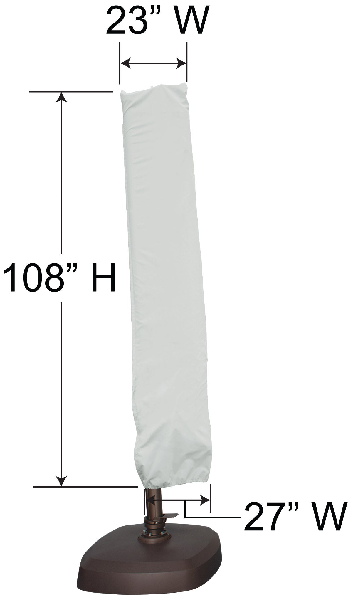 UMBRELLA PROTECTIVE COVER - AKZP CANTILEVER (10' x 13' RECT or 10'-13' SQ/OCT)