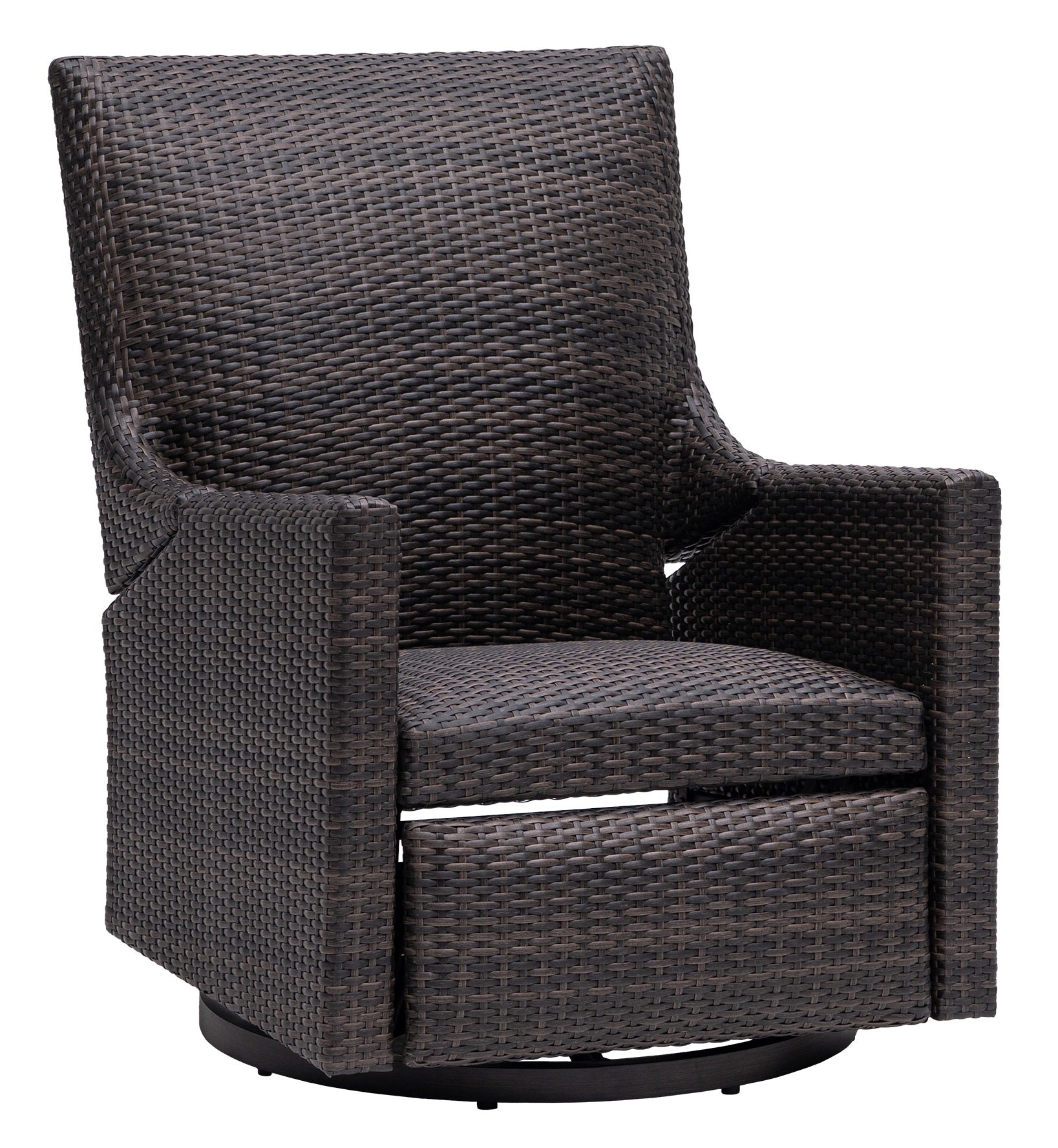 BILTMORE SWIVEL RECLINER, RUSTY UMBER