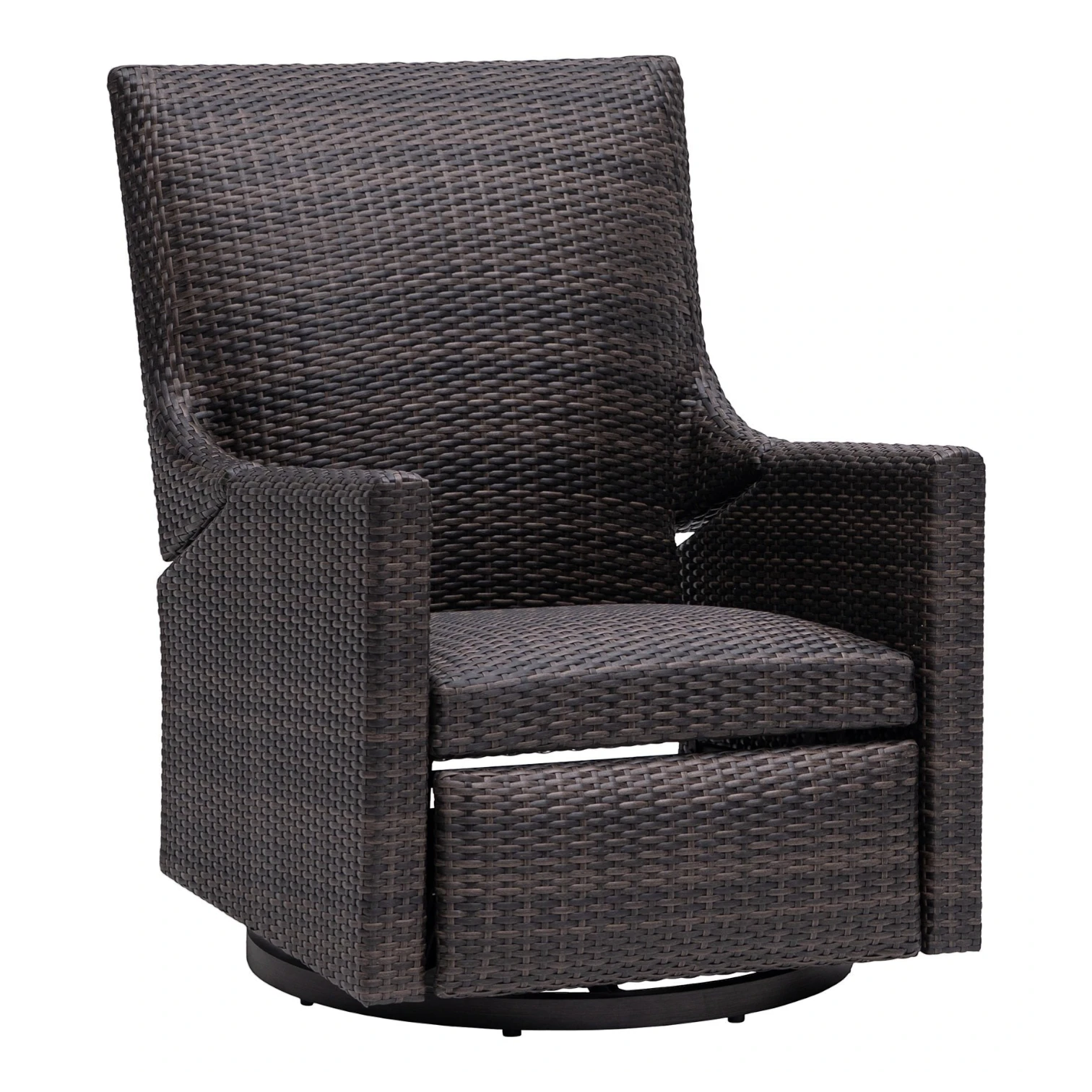 BILTMORE SWIVEL RECLINER, RUSTY UMBER