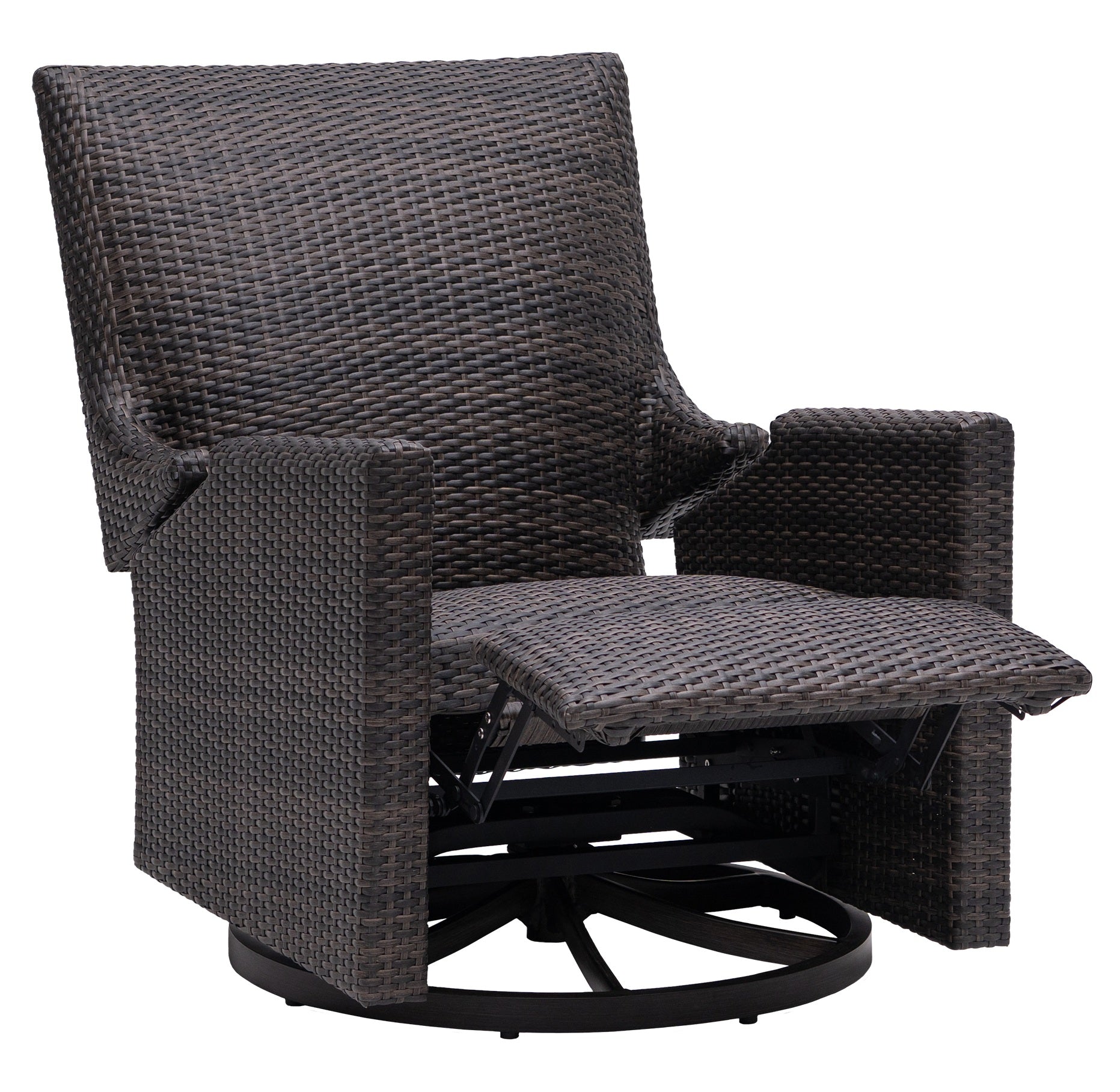 BILTMORE SWIVEL RECLINER, RUSTY UMBER