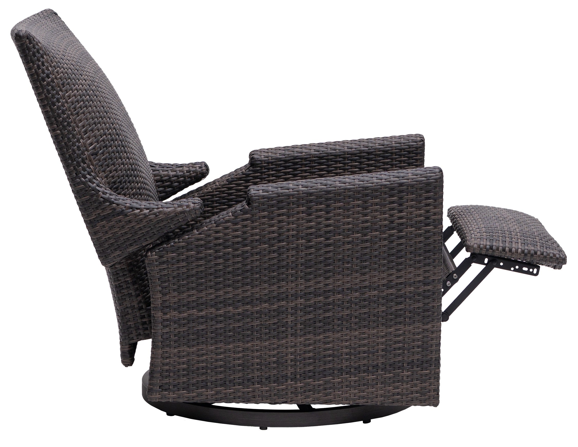 BILTMORE SWIVEL RECLINER, RUSTY UMBER