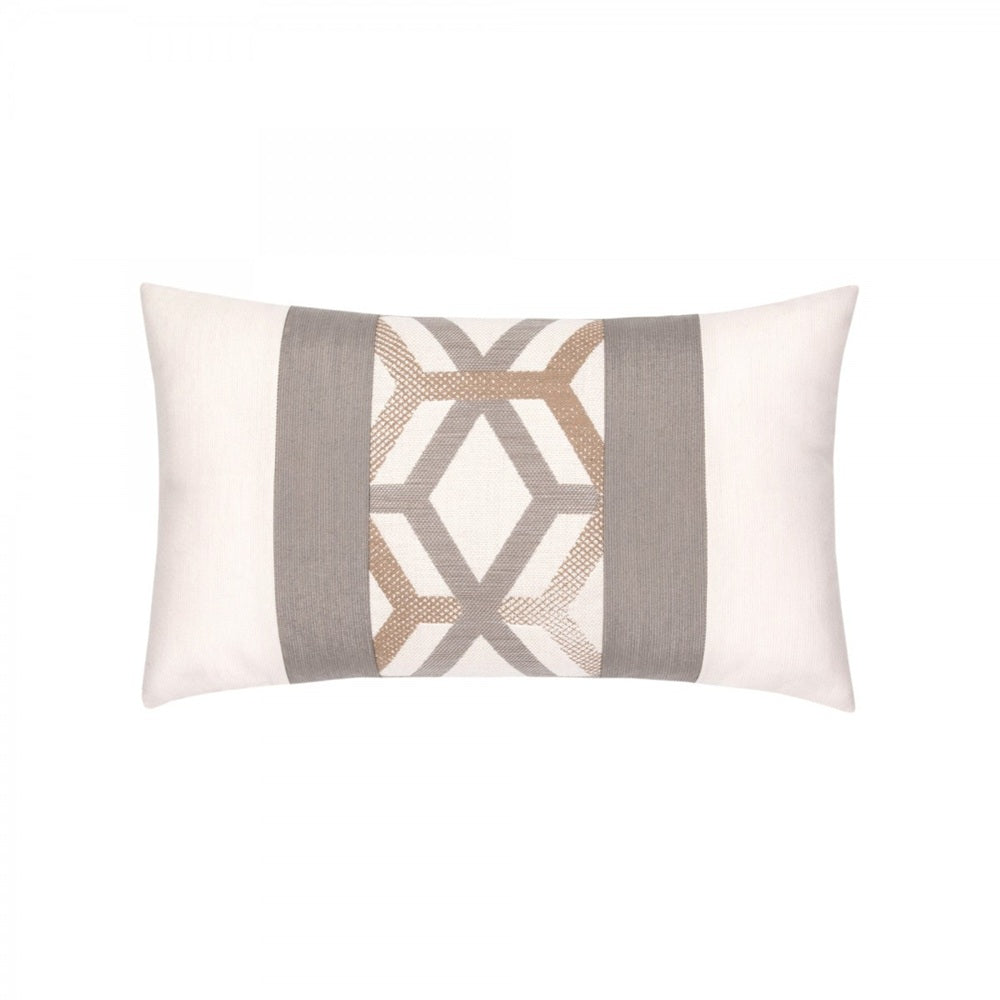 LUSTROUS LINES LUMBAR PILLOW