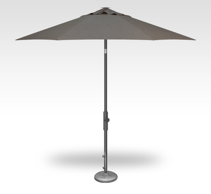 9' TWIST MARKET UMBRELLA, CAST SLATE
