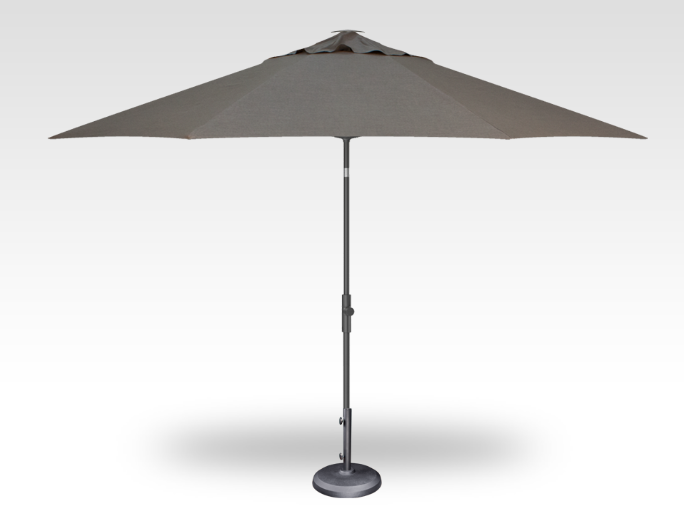 11' TWIST MARKET UMBRELLA, CAST SLATE