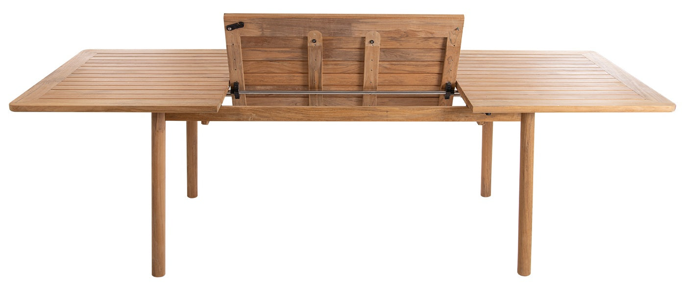 BAKER 63"-100" RECTANGULAR EXTENSION DINING TABLE