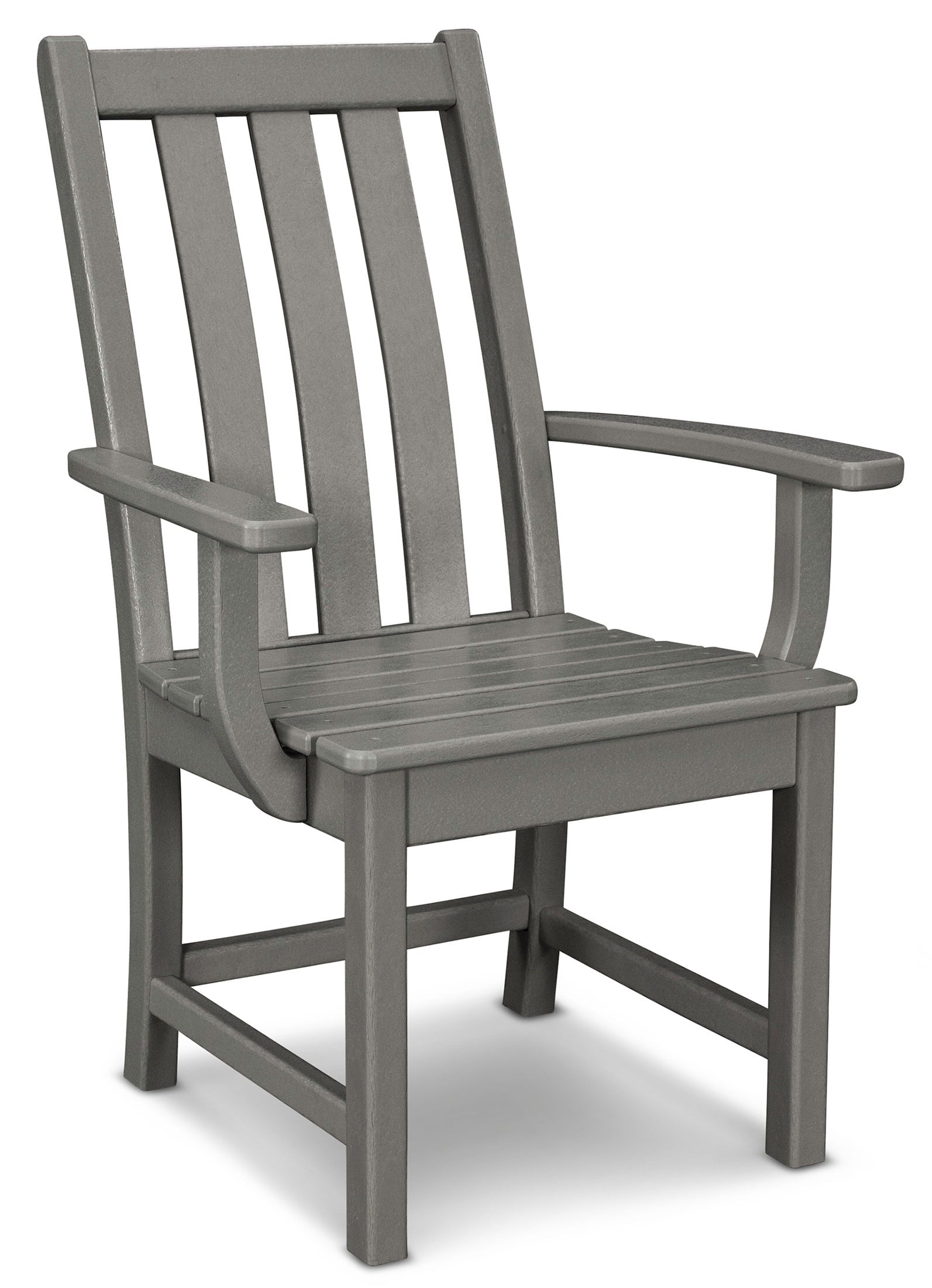 VINEYARD DINING ARM CHAIR, SLATE GREY